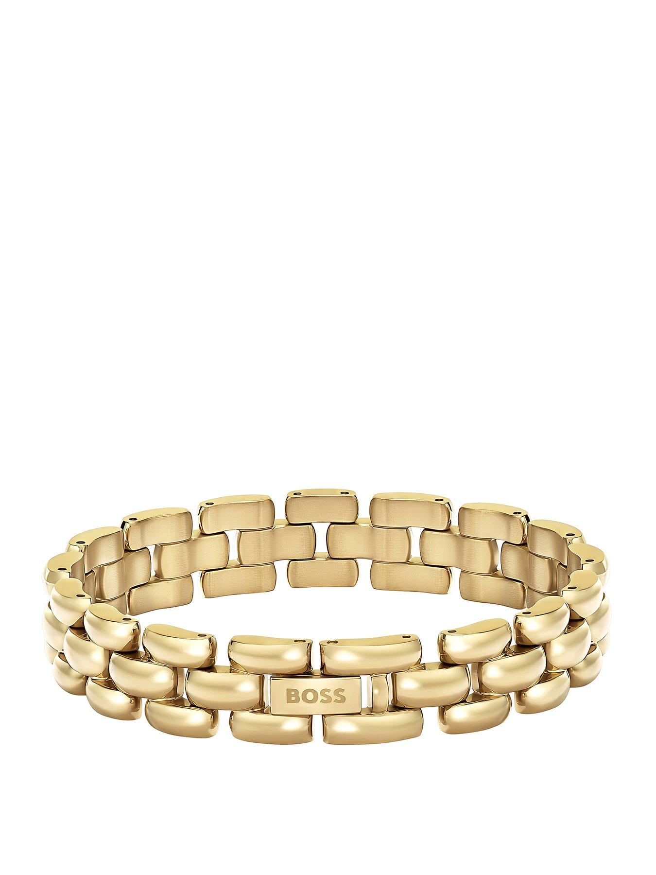 BOSS Violet Light Yellow Gold Bracelet