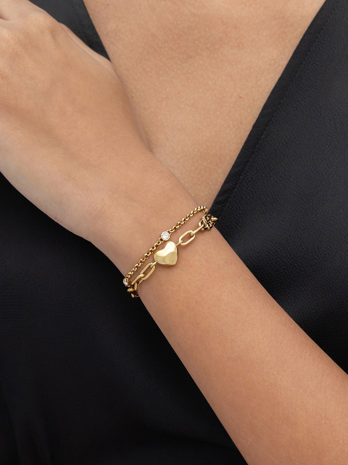 BOSS Amara Light Yellow Gold Bracelet