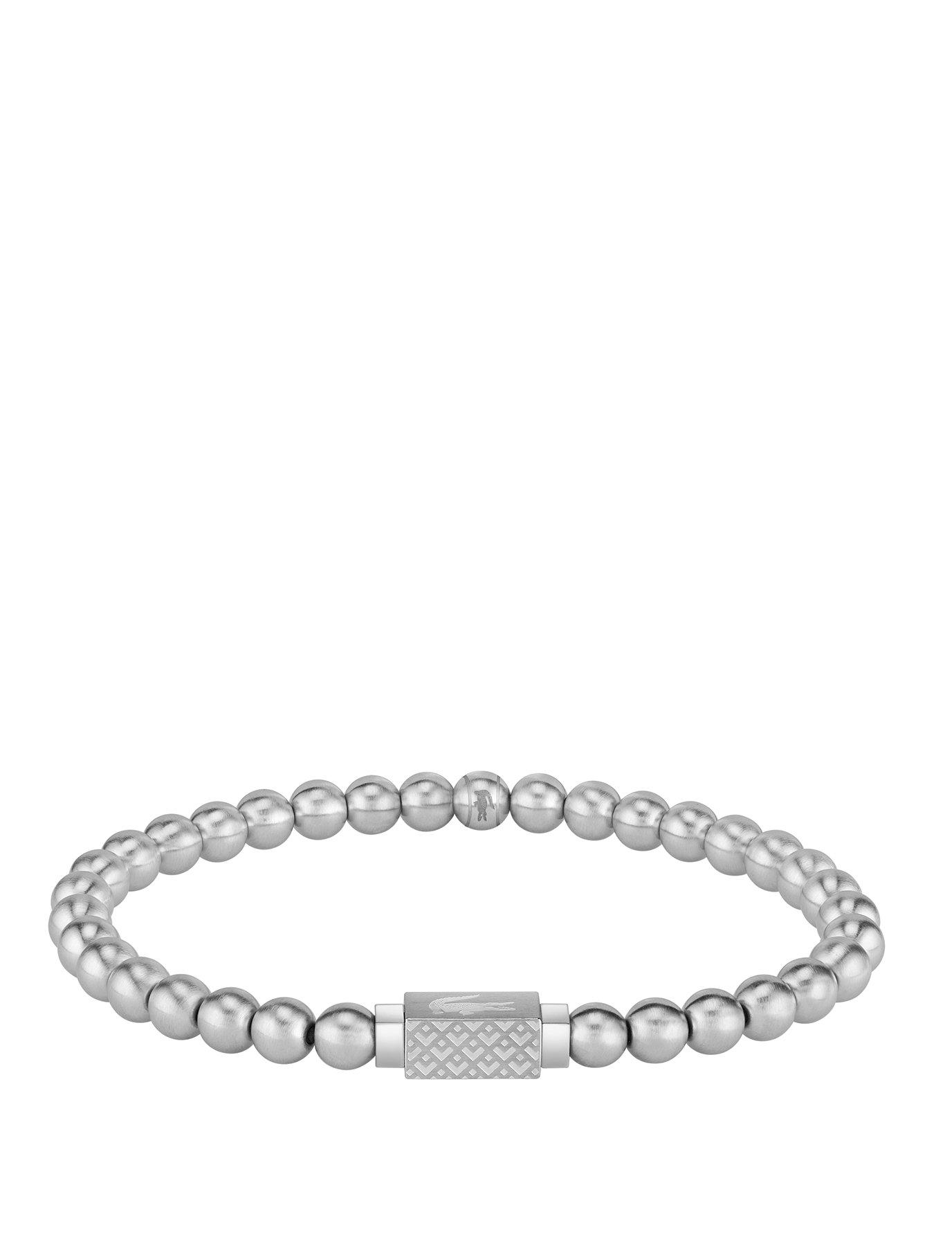 Image 1 of 5 of Lacoste Men's Matchpoint Stainless Steel Bead Bracelet