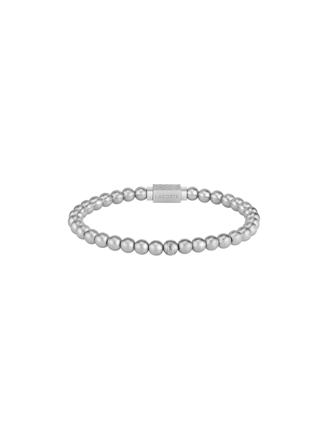 Image 2 of 5 of Lacoste Men's Matchpoint Stainless Steel Bead Bracelet