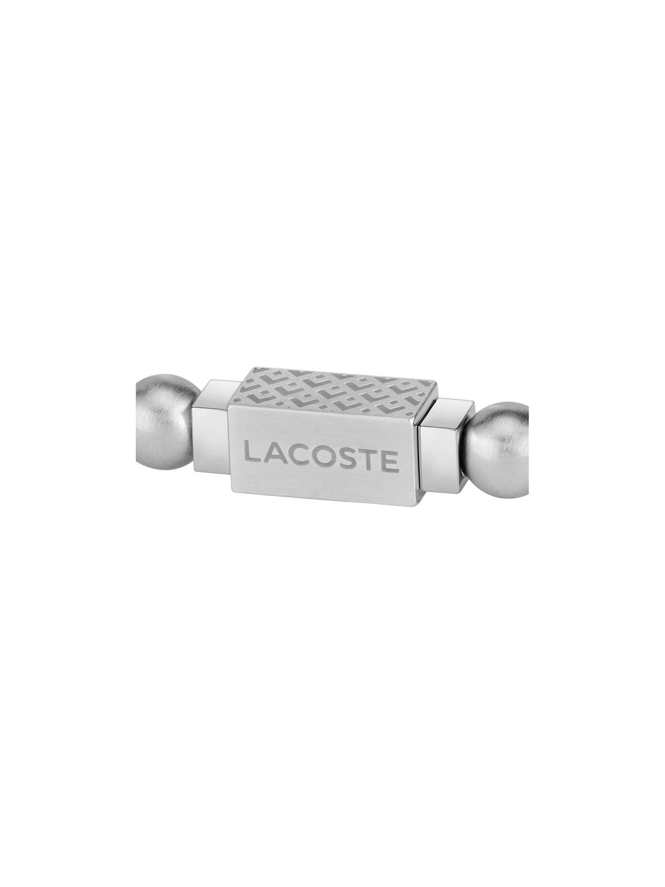 Image 3 of 5 of Lacoste Men's Matchpoint Stainless Steel Bead Bracelet