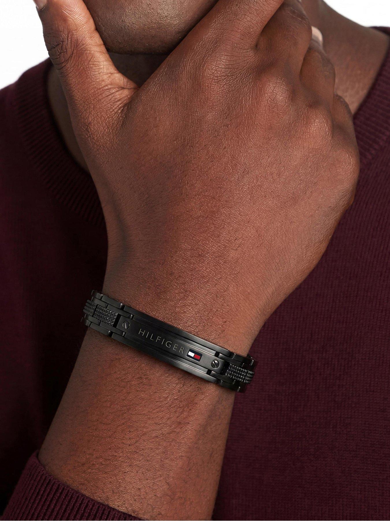 Image 2 of 2 of Tommy Hilfiger Tommy Hilfiger Men's TH-Oxford Black IP Bracelet