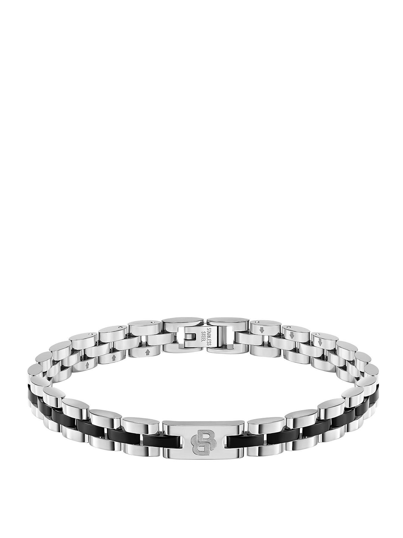 BOSS Gents BOSS Archer Two-Tone (Stainless Steel/Black PVD) Bracelet