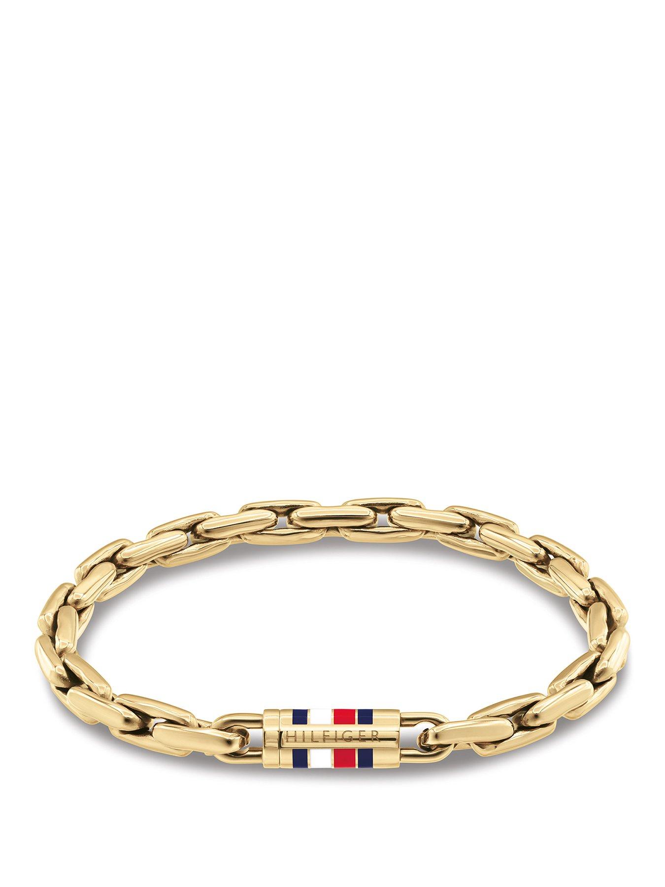 Image 1 of 4 of Tommy Hilfiger Tommy Hilfiger Men's Gold Plated Chain Bracelet