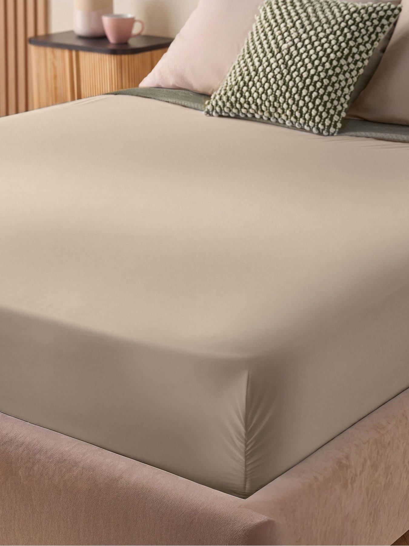 Silentnight Supersoft Perfect Fit Fitted Sheet - Natural