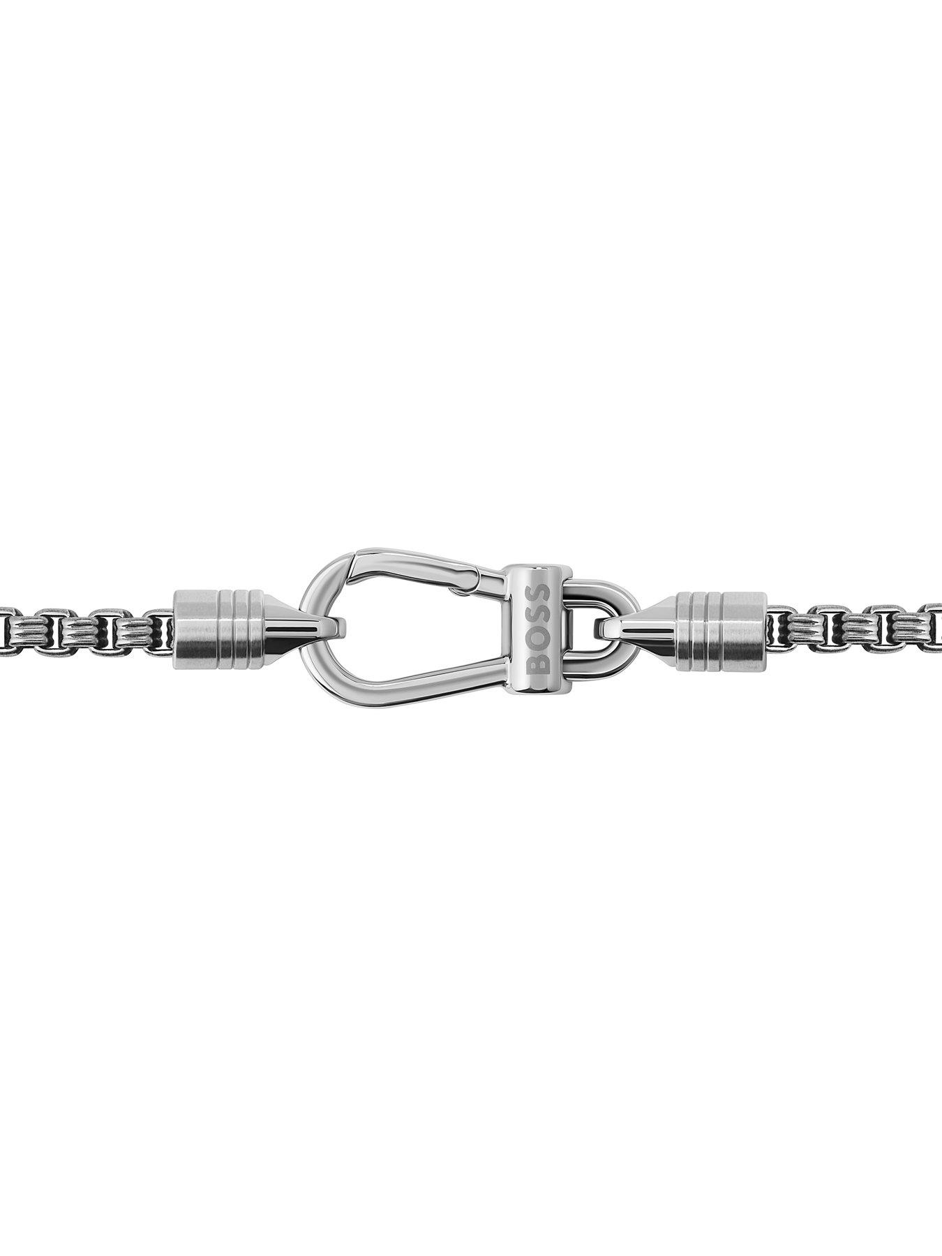 Image 2 of 6 of BOSS Gents BOSS Liam Antique Finish Necklace