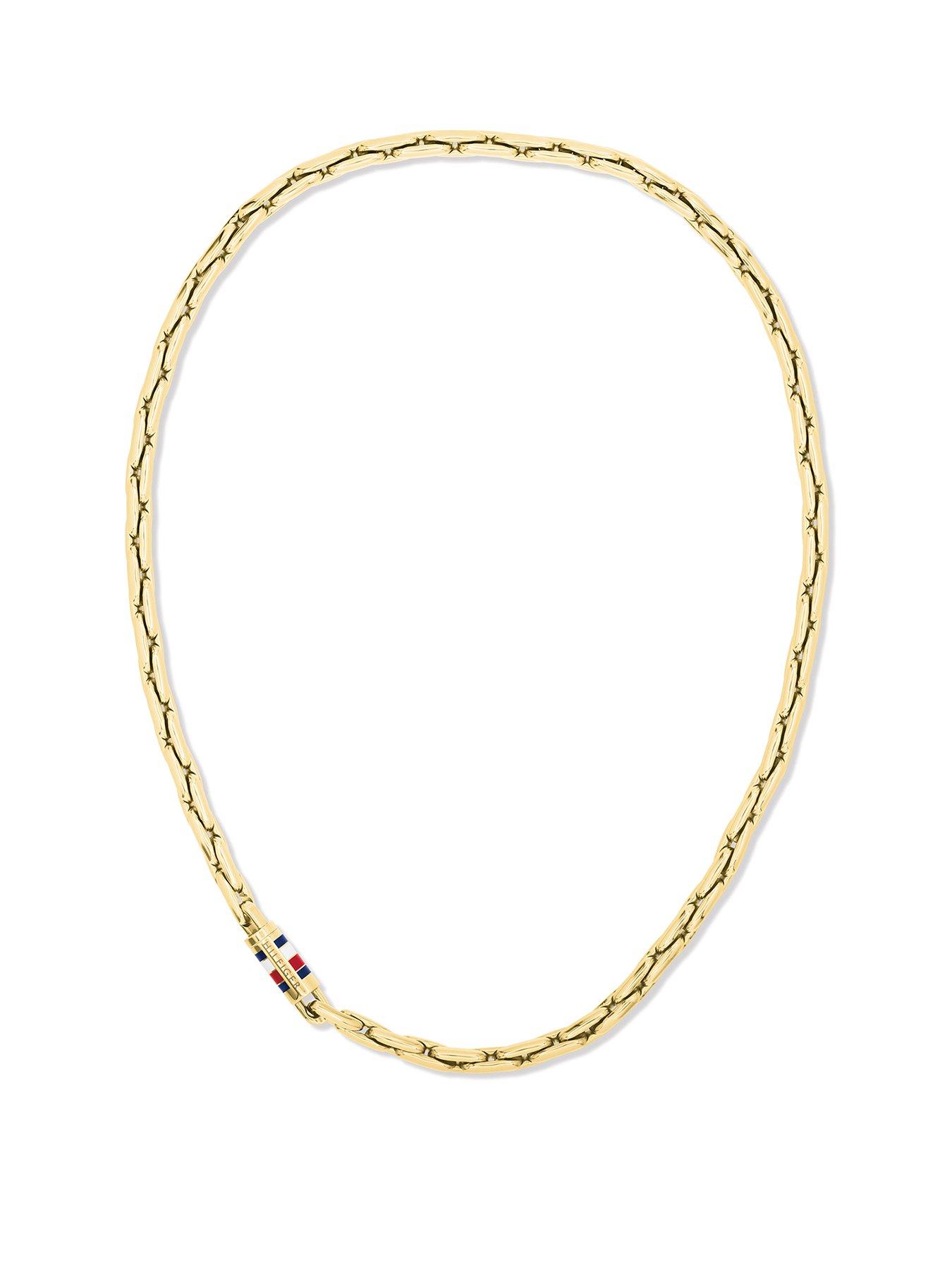 Image 1 of 3 of Tommy Hilfiger Tommy Hilfiger Men's Gold Plated Chain Necklace