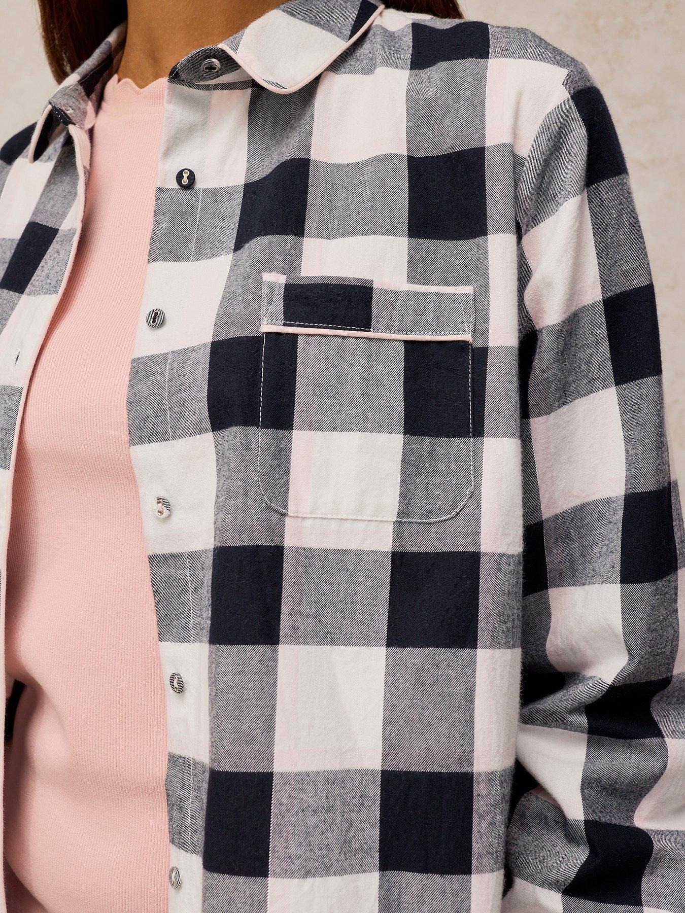 Image 4 of 5 of White Stuff Noemi Check Pj Shirt