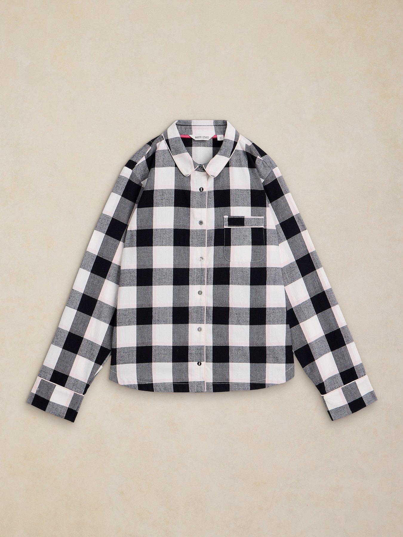 Image 5 of 5 of White Stuff Noemi Check Pj Shirt