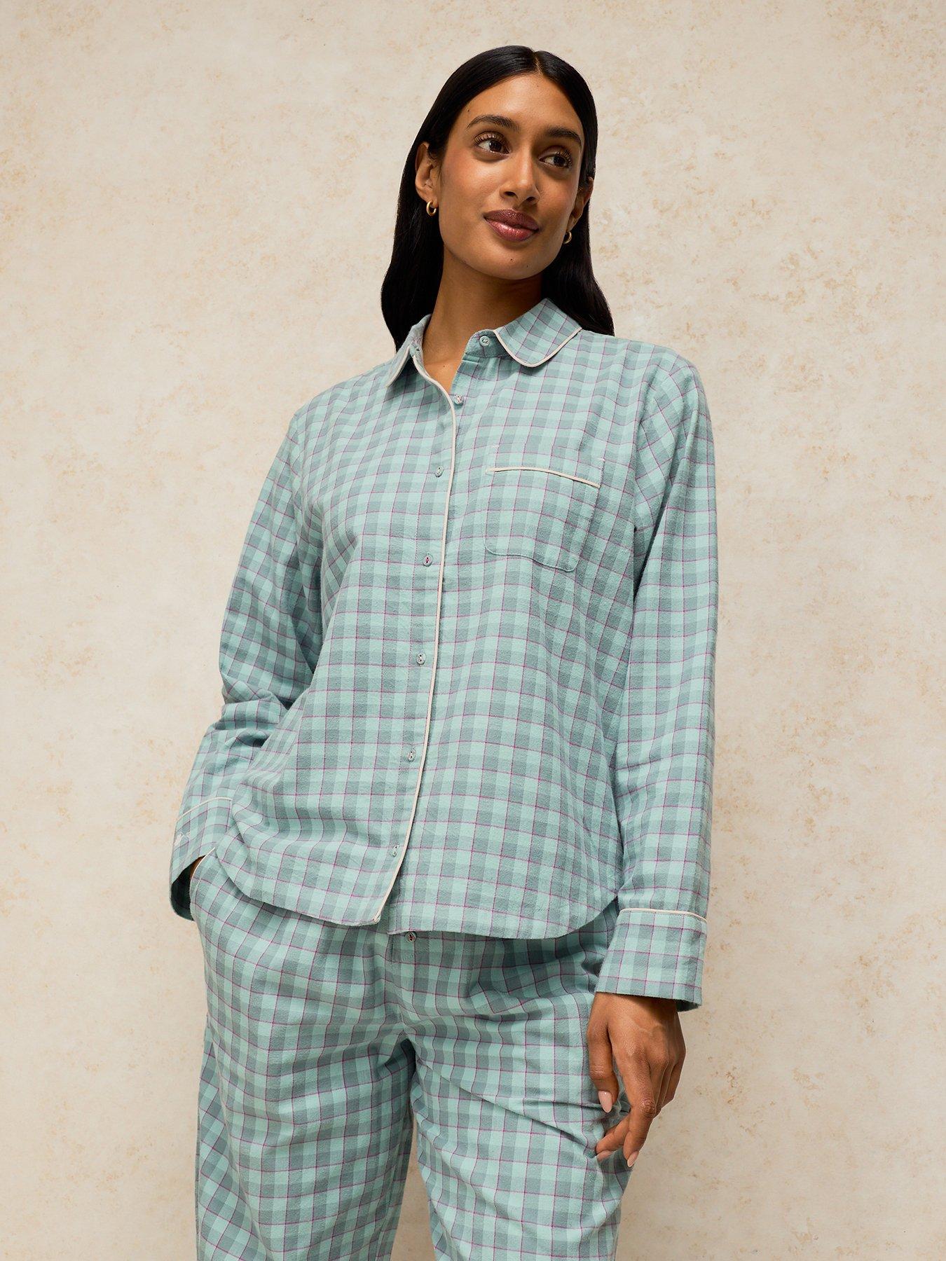 Image 1 of 5 of White Stuff Noemi Check Pj Shirt