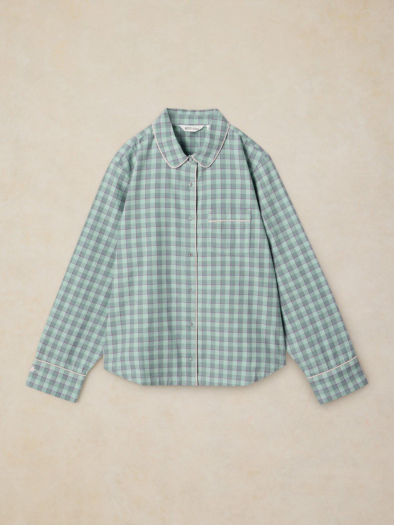 Image 5 of 5 of White Stuff Noemi Check Pj Shirt