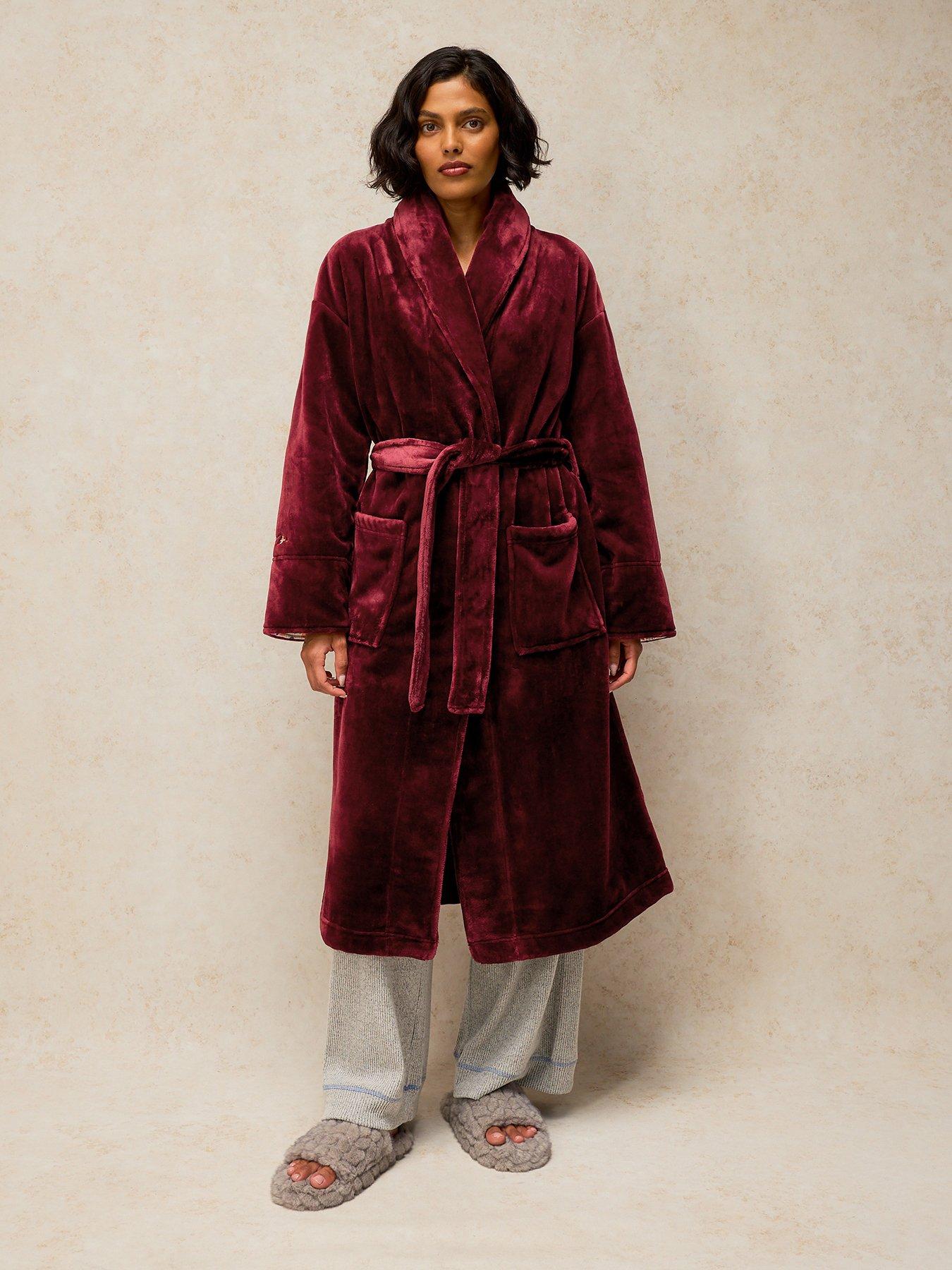 Image 1 of 4 of White Stuff Clover Cosy Dressing Gown