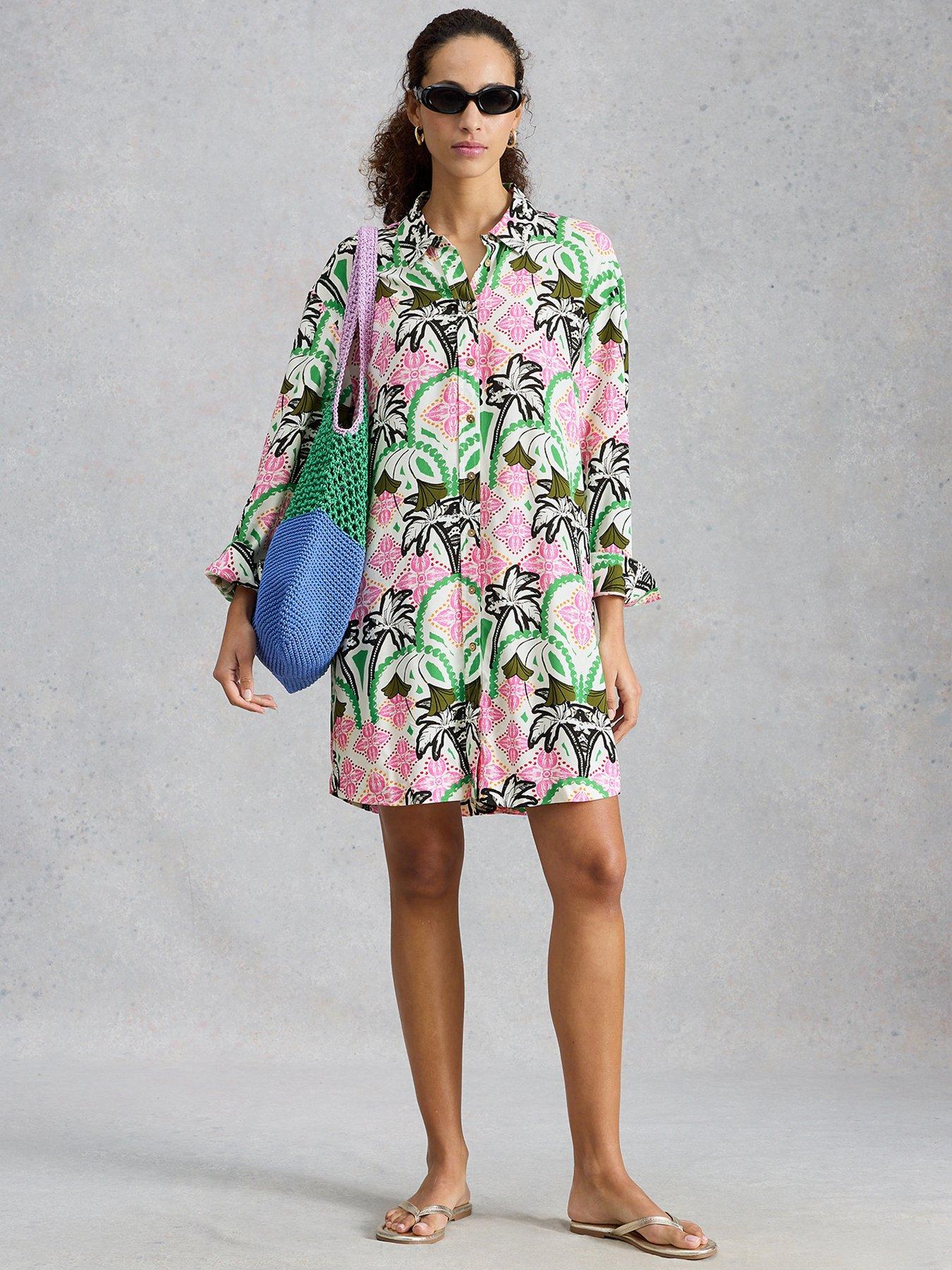 Image 3 of 5 of White Stuff Suzie Beach Shirt Dress