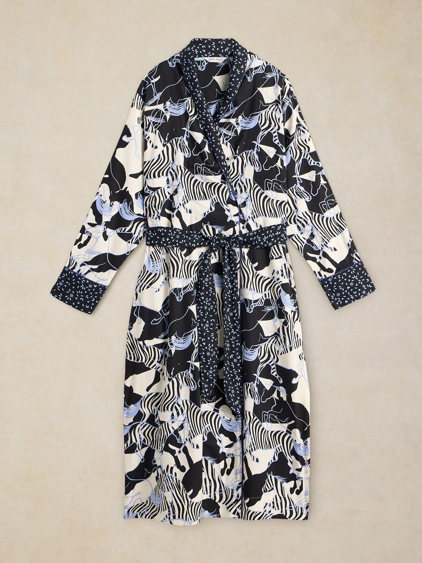 Image 5 of 5 of White Stuff Nina Woven Dressing Gown