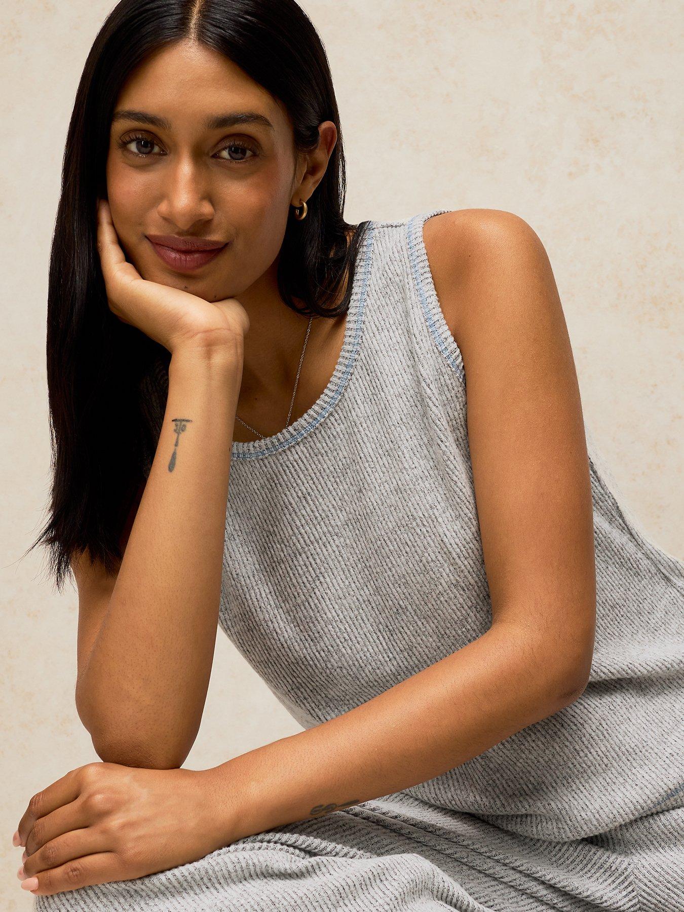 Image 4 of 5 of White Stuff Cosy Jersey Rib Vest