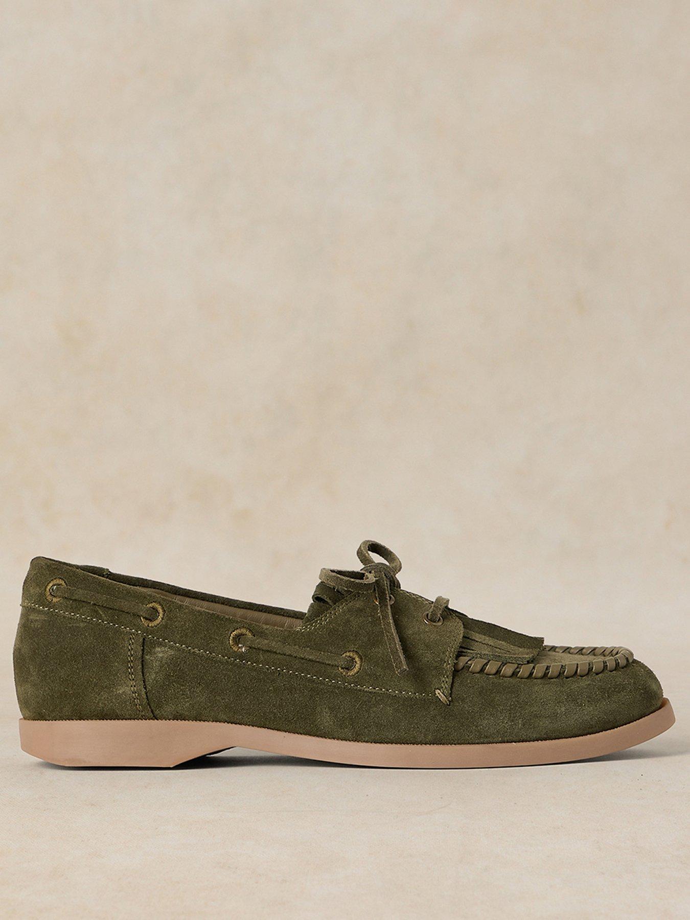 White Stuff Women's Mahri Boat Shoe - Green