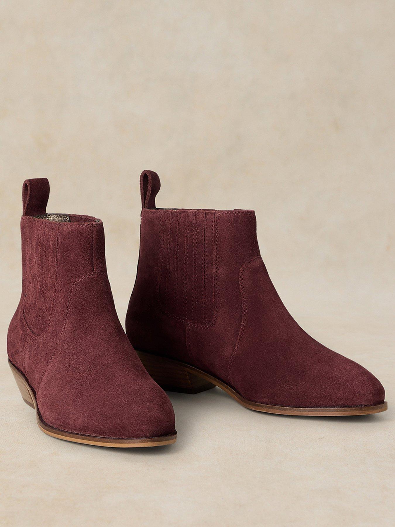Image 2 of 4 of White Stuff Wide Fit Suede Chelsea Boot