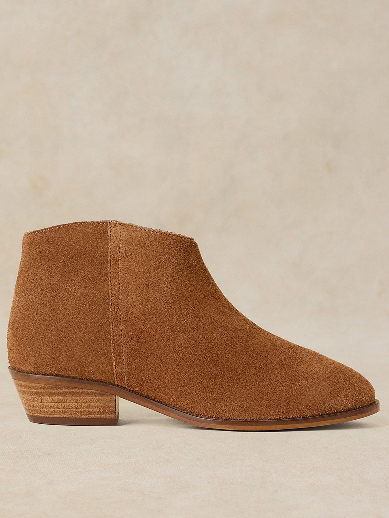 White Stuff Mae Suede Ankle Boot - Brown