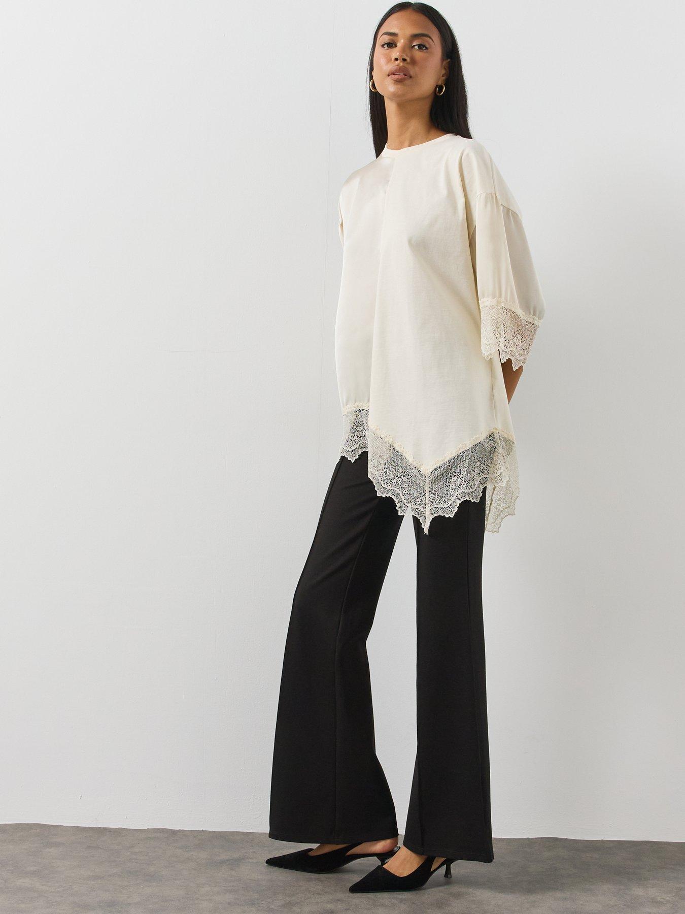 Image 6 of 6 of AllSaints Lenny Lace Tee