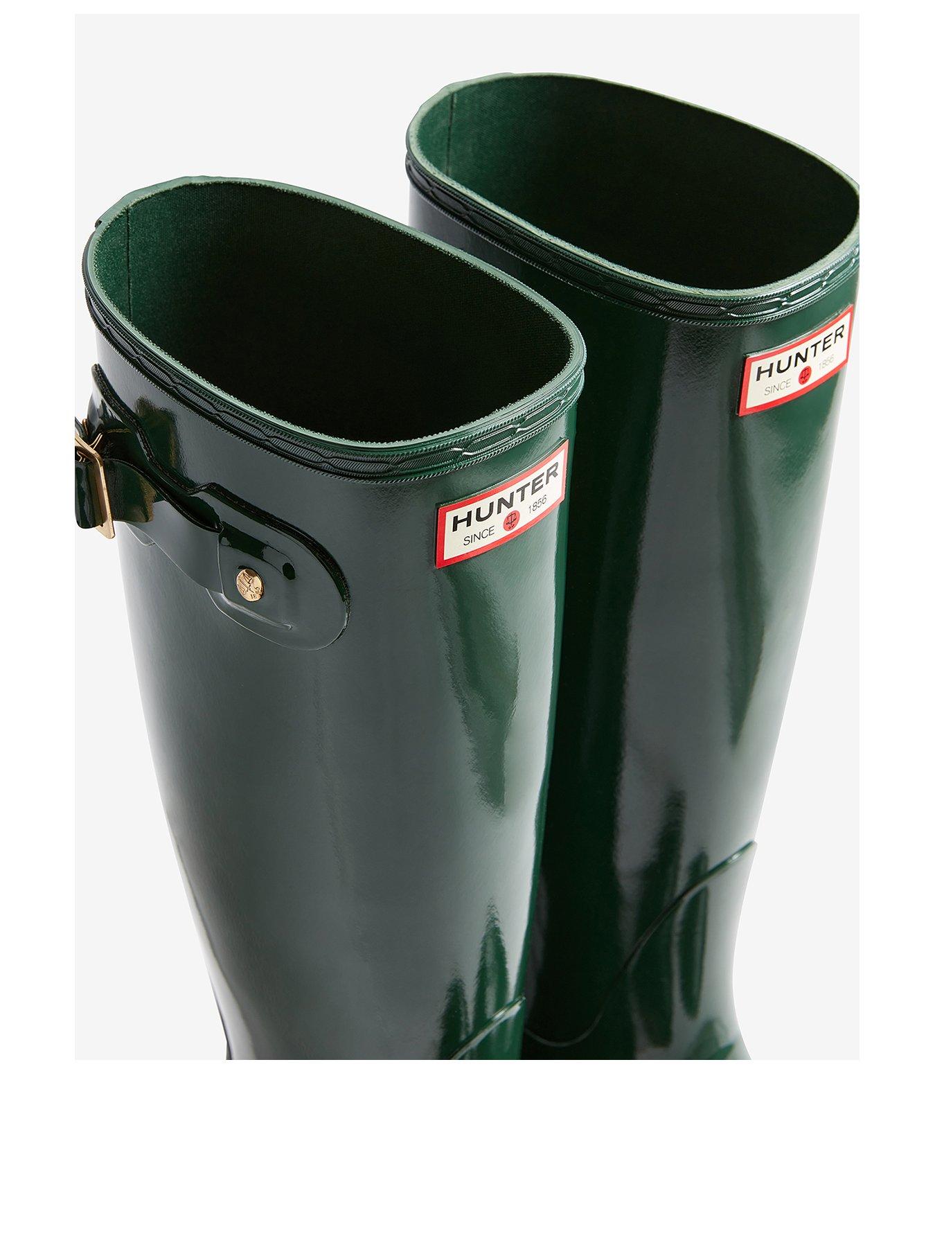 Image 2 of 5 of Hunter Womens Original Tall 170 Years Anniversary Boots - Green