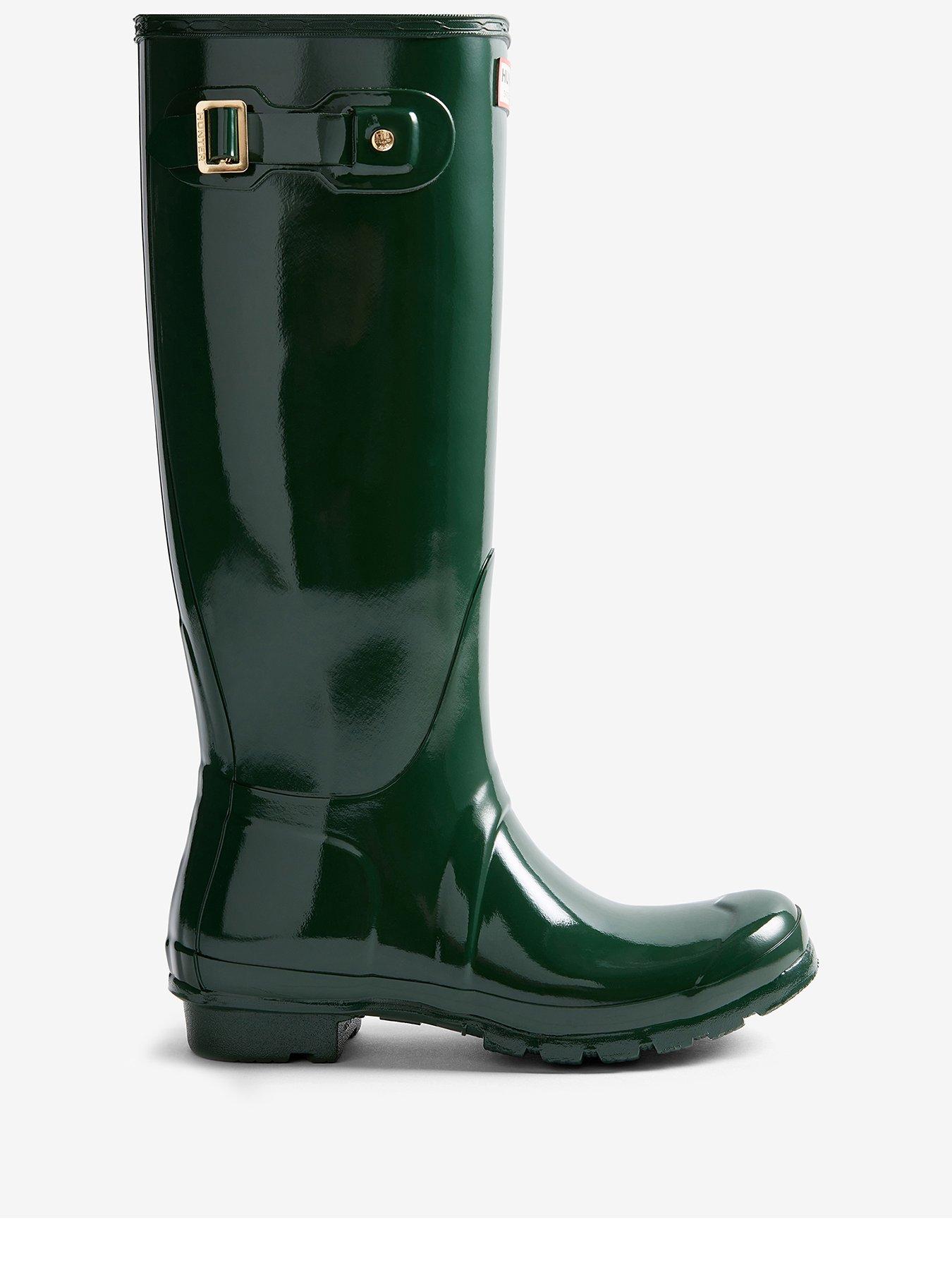 Image 3 of 5 of Hunter Womens Original Tall 170 Years Anniversary Boots - Green