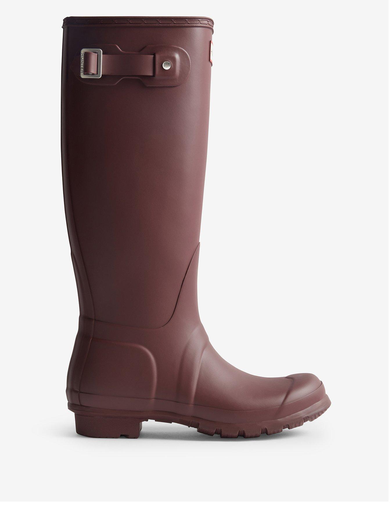Image 1 of 4 of Hunter Womens Original Tall Boot - Red