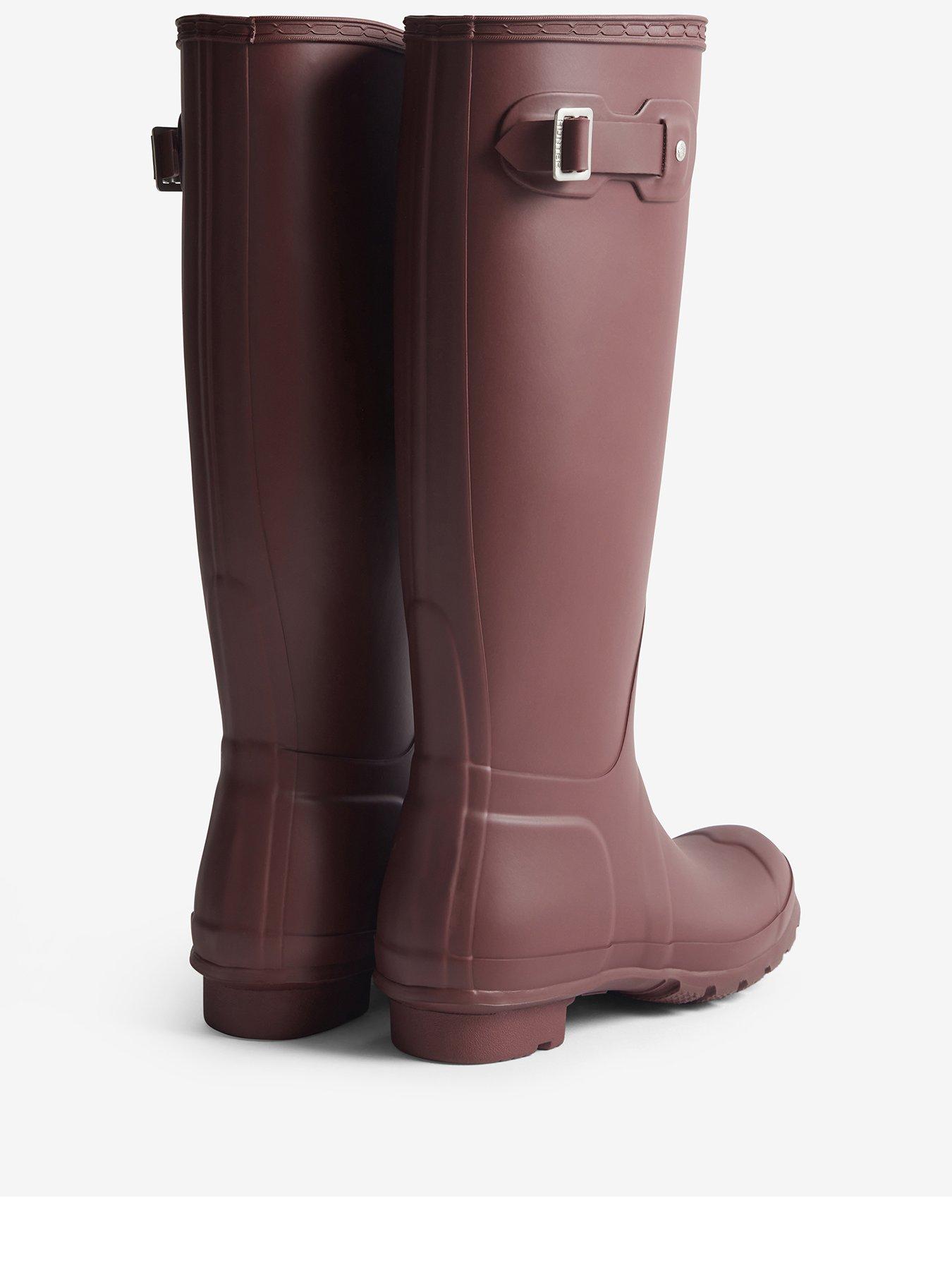 Image 3 of 4 of Hunter Womens Original Tall Boot - Red