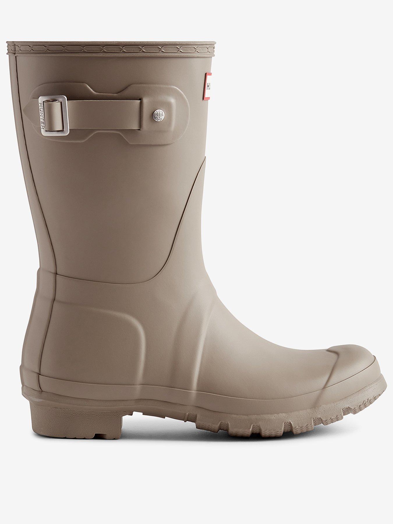 Hunter Womens Original Short Boot - Beige