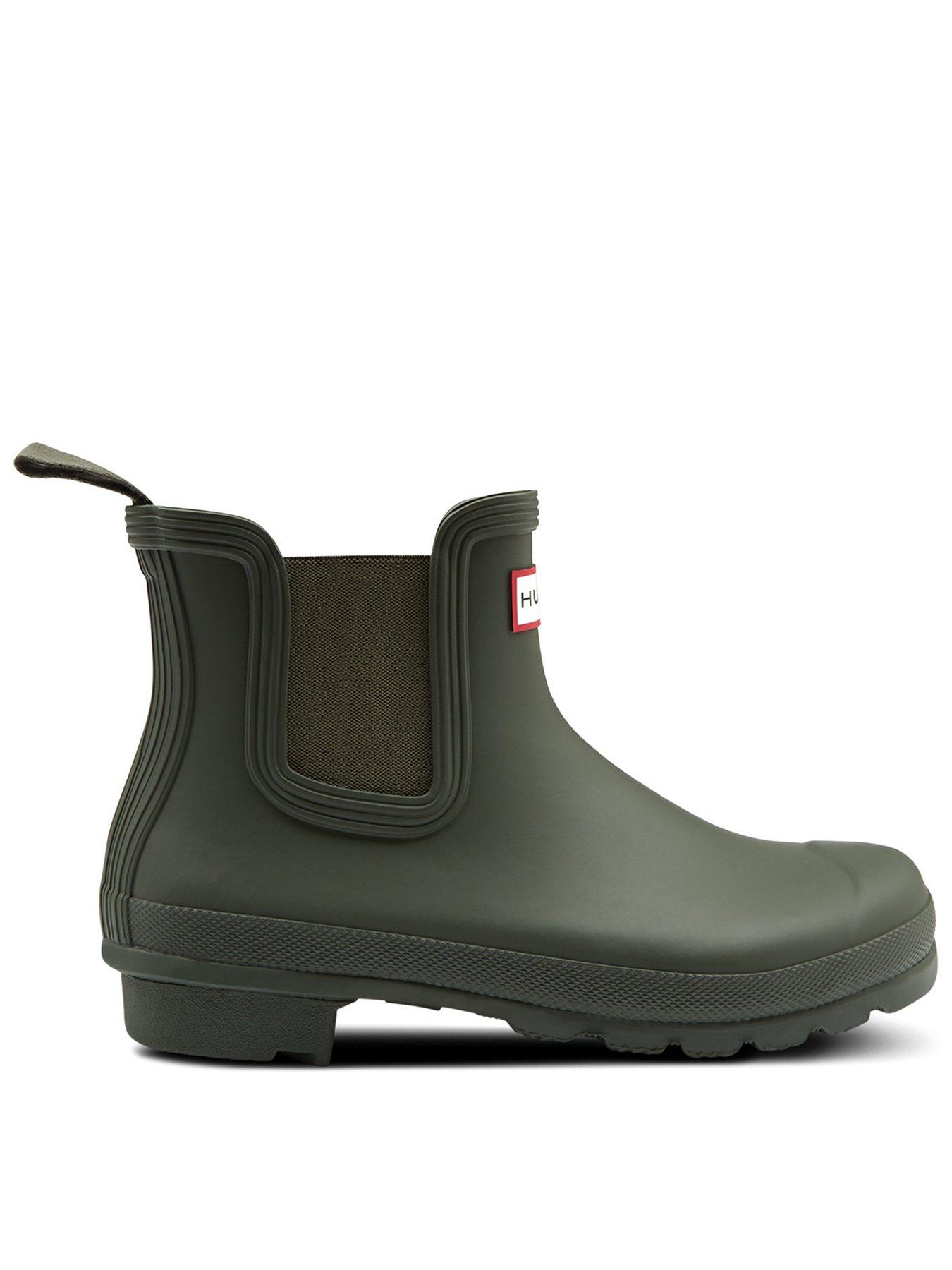Hunter Womens Original Chelsea Boot - Green