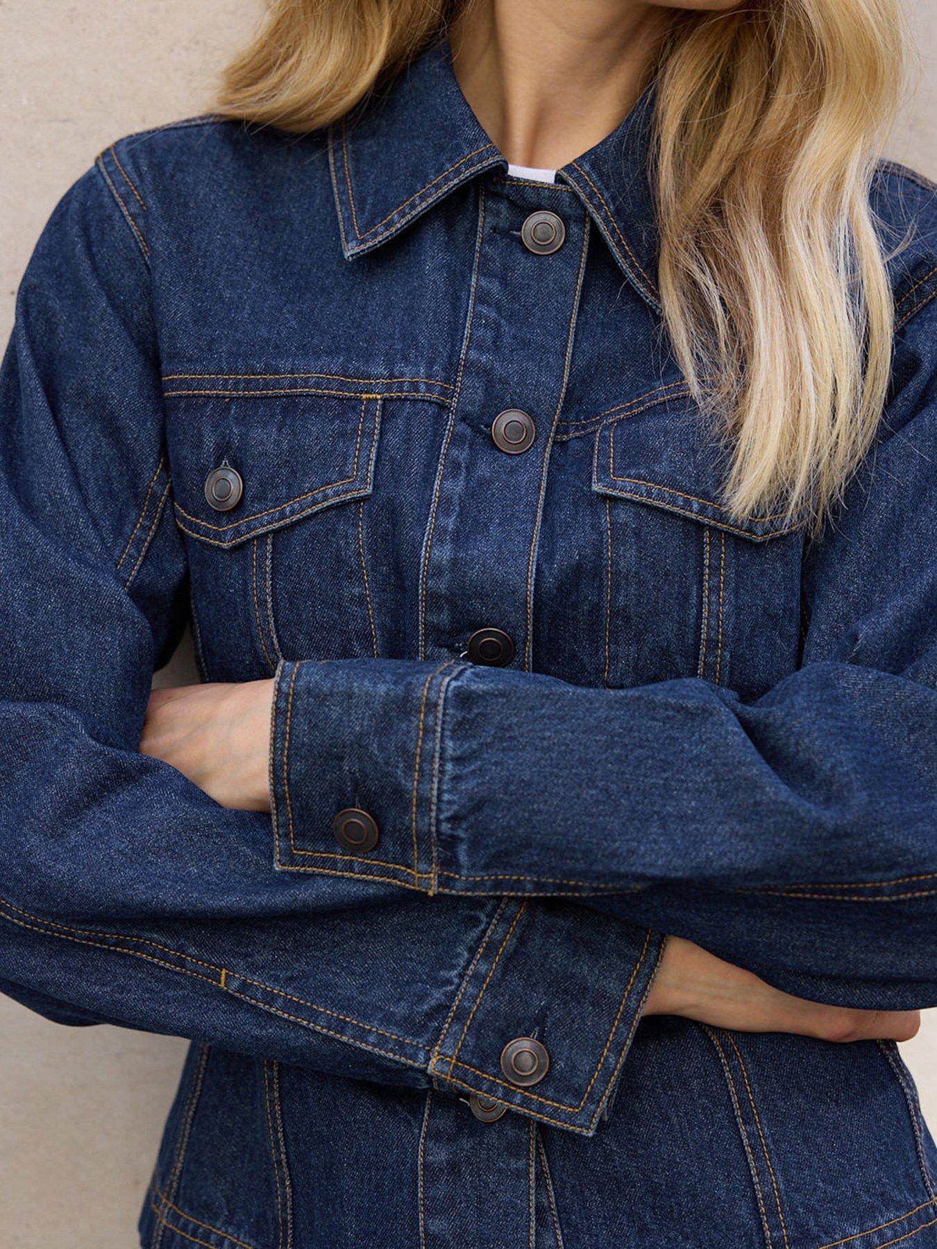 Image 4 of 5 of Albaray Fitted Denim Jacket