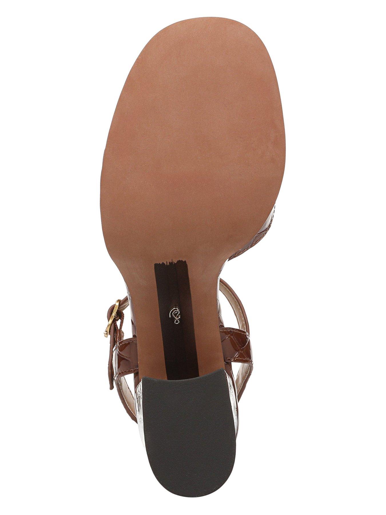 Image 5 of 6 of SAM EDELMAN Fleur  Platform Strap Heel Sandal - Brown