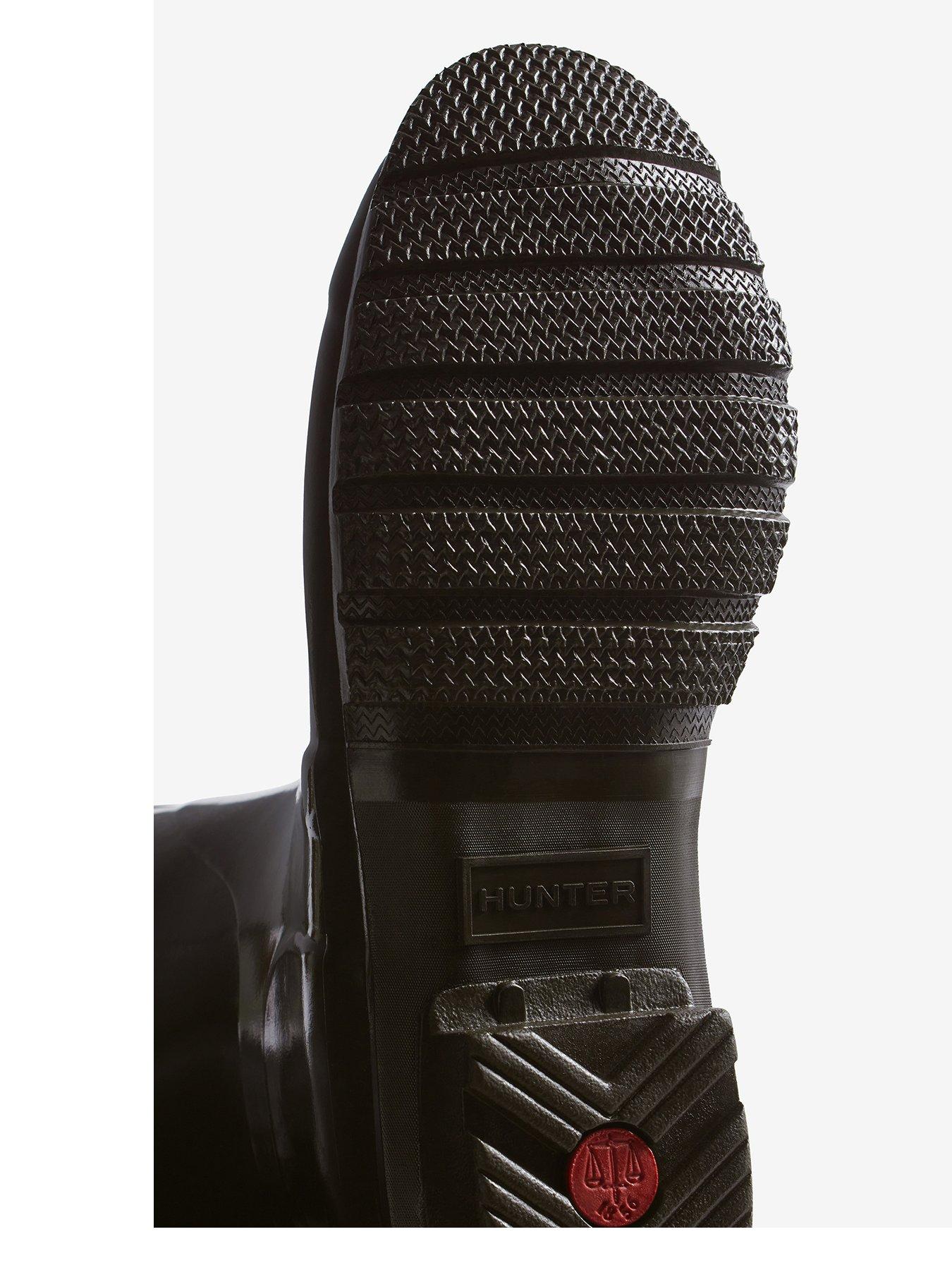 Image 4 of 4 of Hunter Womens Original Short Gloss Boot - Brown