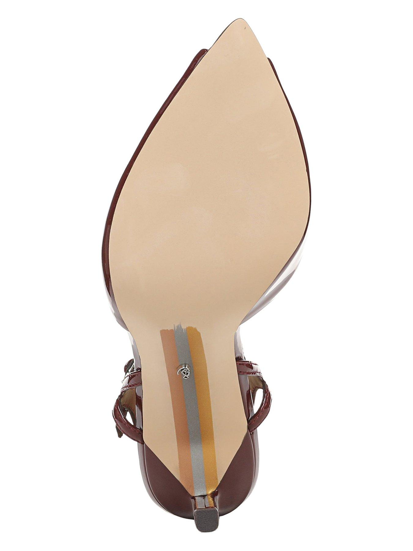 Image 5 of 6 of SAM EDELMAN Tinslie Strap Heel Sandal - Red