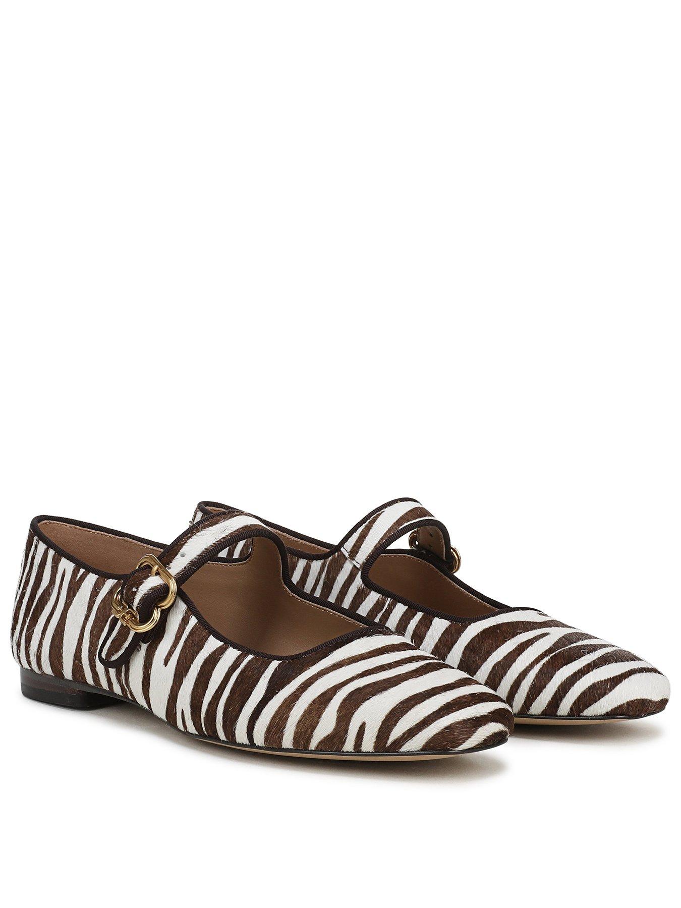 SAM EDELMAN Michaela Mary Jane Pump - Zebra Print