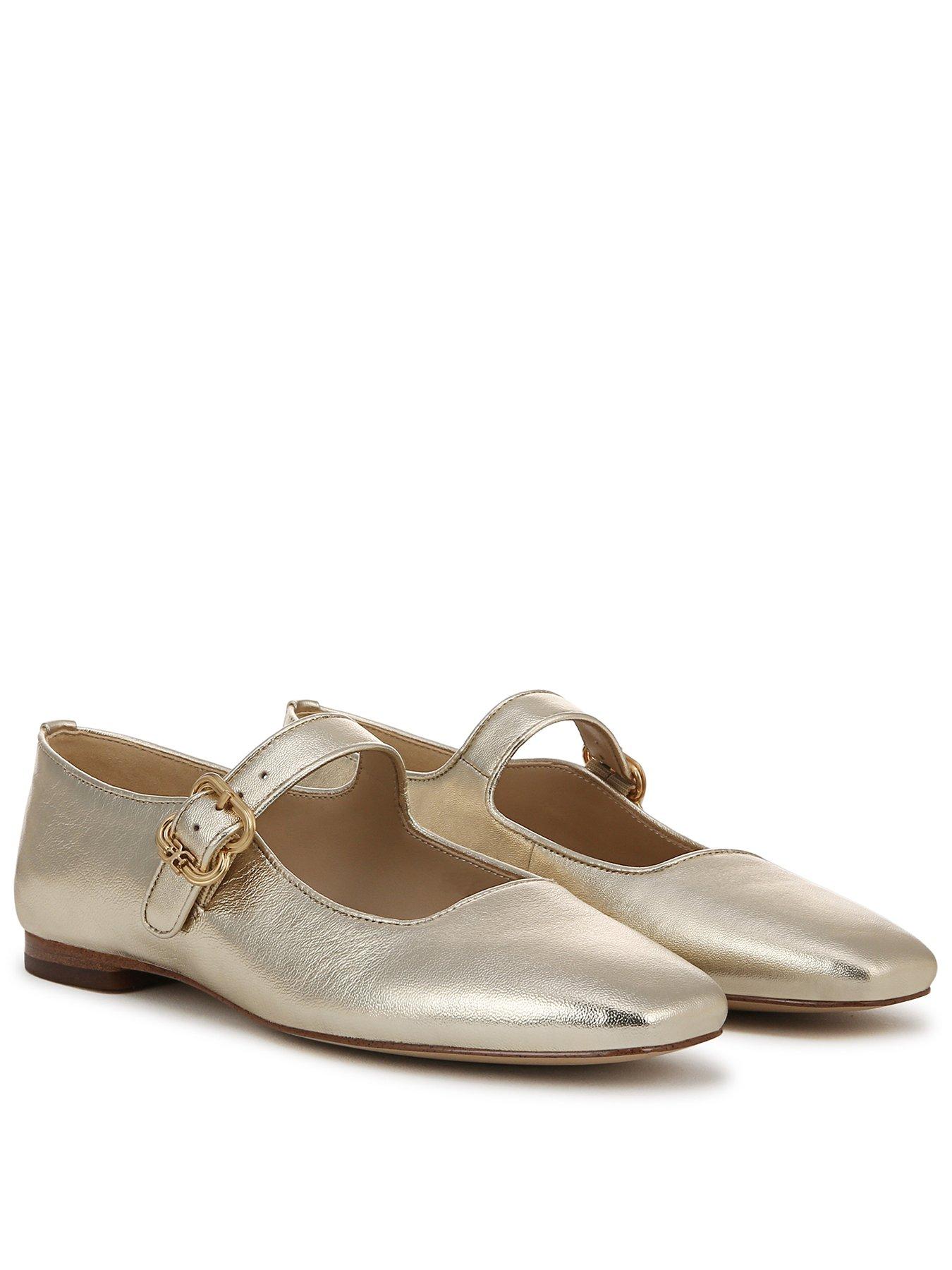 SAM EDELMAN Michaela Mary Jane Pump - Gold