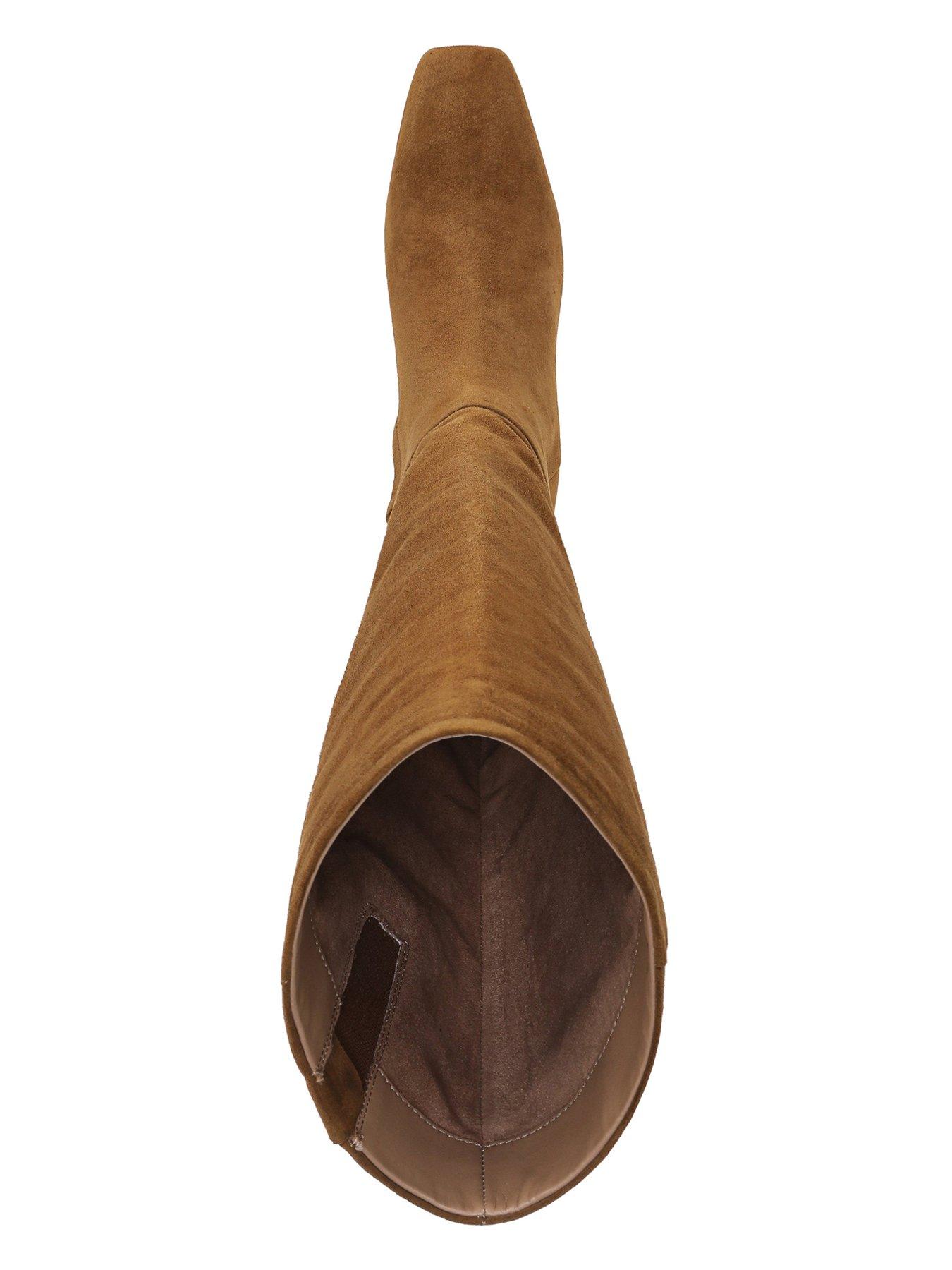 Image 5 of 7 of SAM EDELMAN Perla Knee High Kitten Heel Boot - Brown