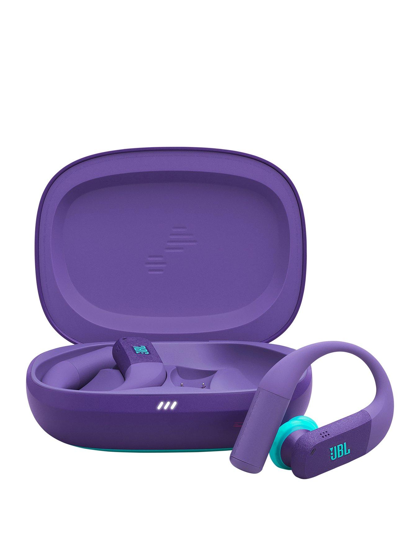 JBL JBL Endurance PEAK 4 - True Wireless Sport Earbuds: Powerhook / IP68 / Smart Ambient, Purple