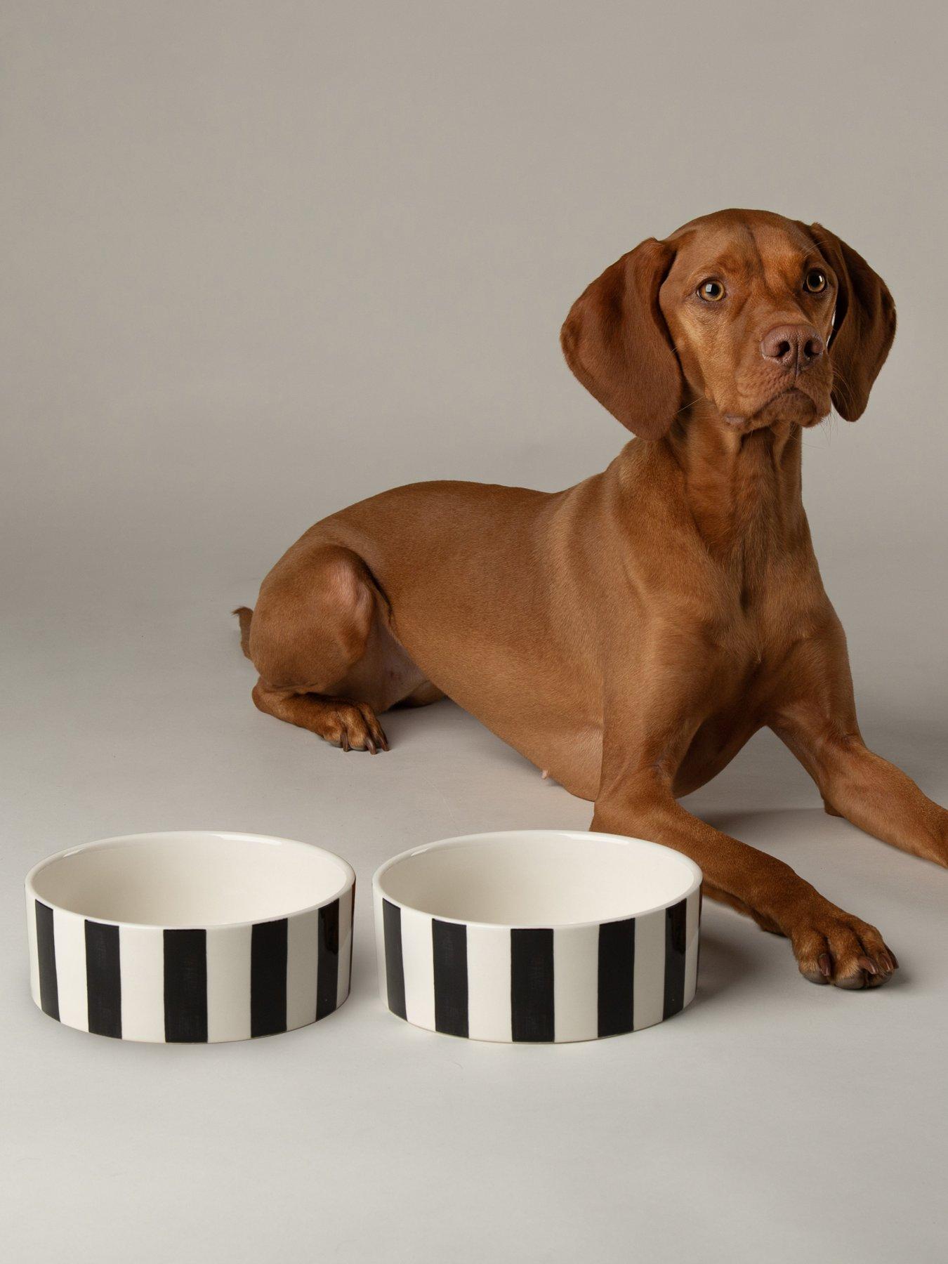 Scruffs Scruffs Amalfi Stripe 2pc Food Bowl Set - 19cm