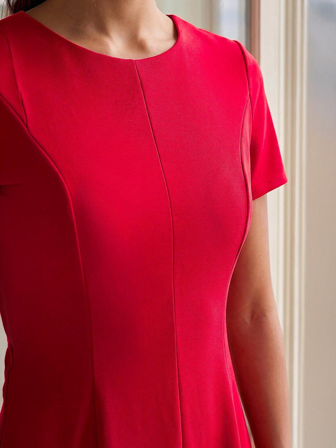 Image 2 of 4 of Roman Petite Ponte Dress