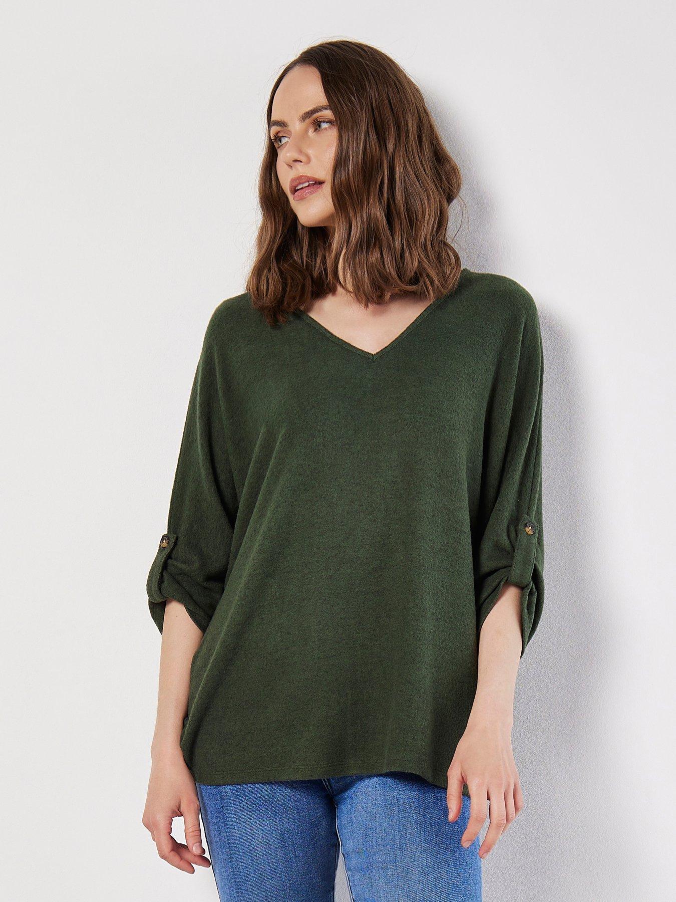 Apricot Apricot Heavy Soft Touch Batwing Top