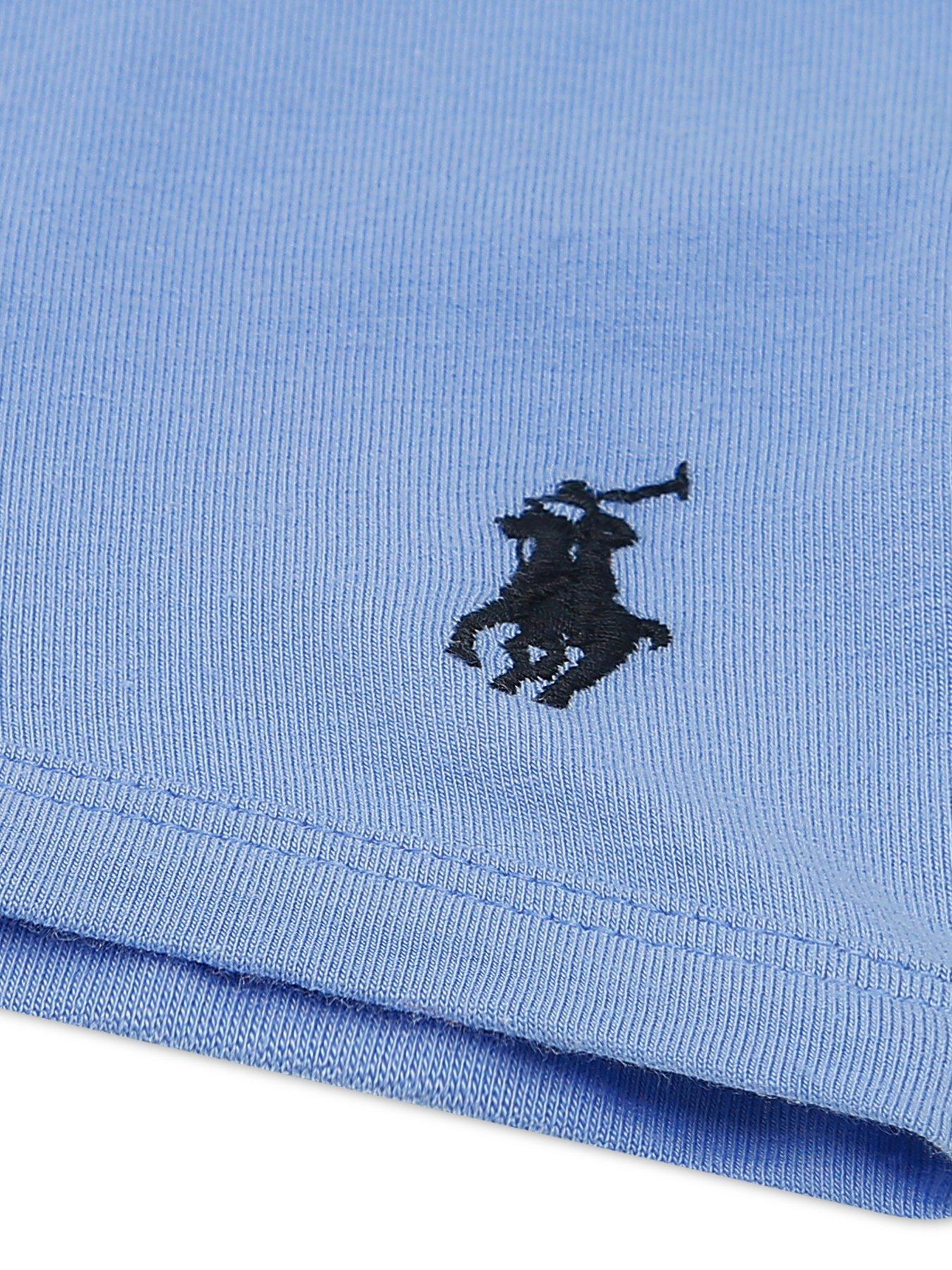 Image 4 of 4 of Polo Ralph Lauren Boys' 2 Pack Cotton Stretch Logo Boxers - Navy