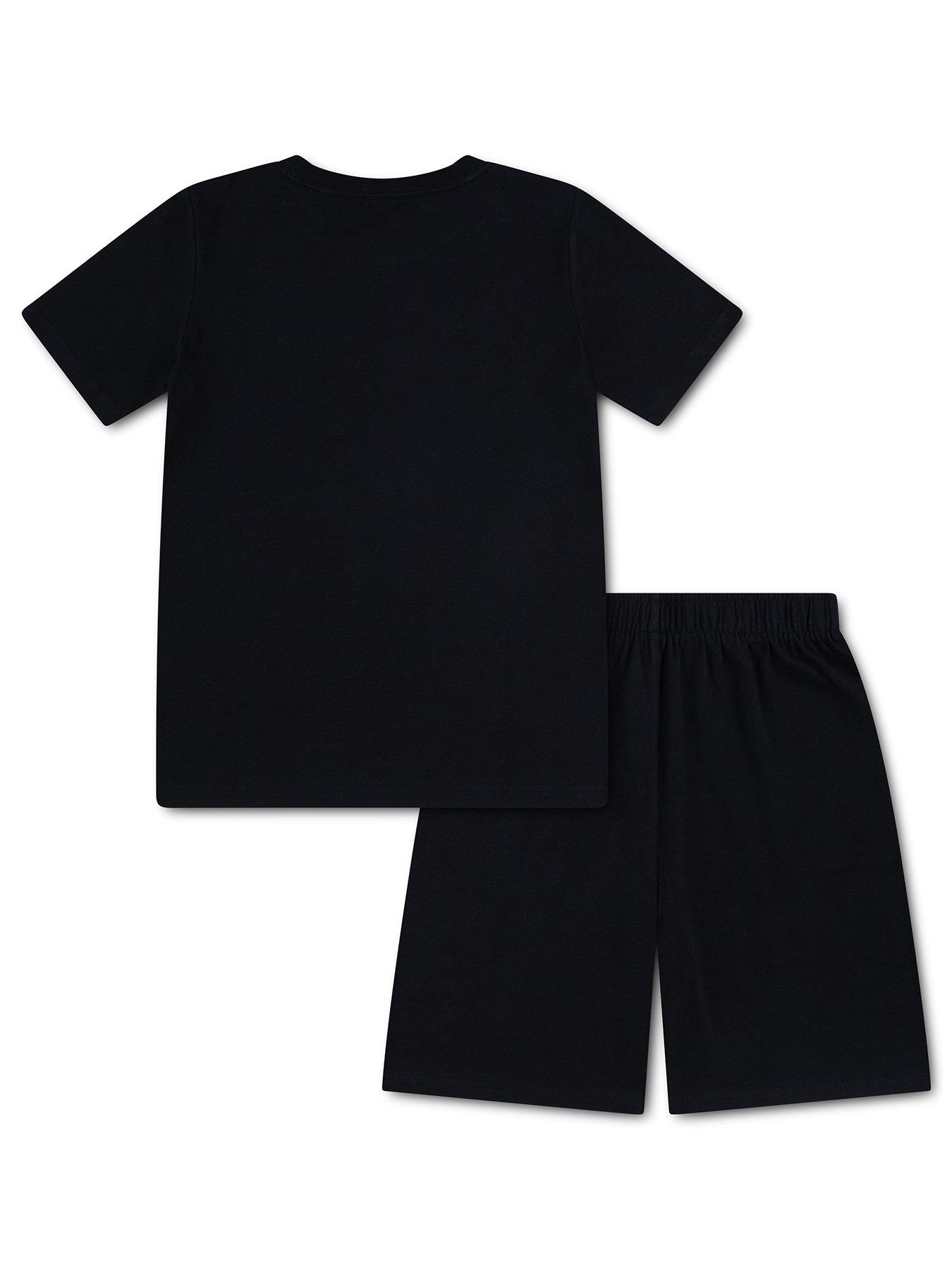 Image 2 of 4 of Polo Ralph Lauren Boys' Short Sleeve T-Shirt &amp; Shorts Pyjama Set - Black