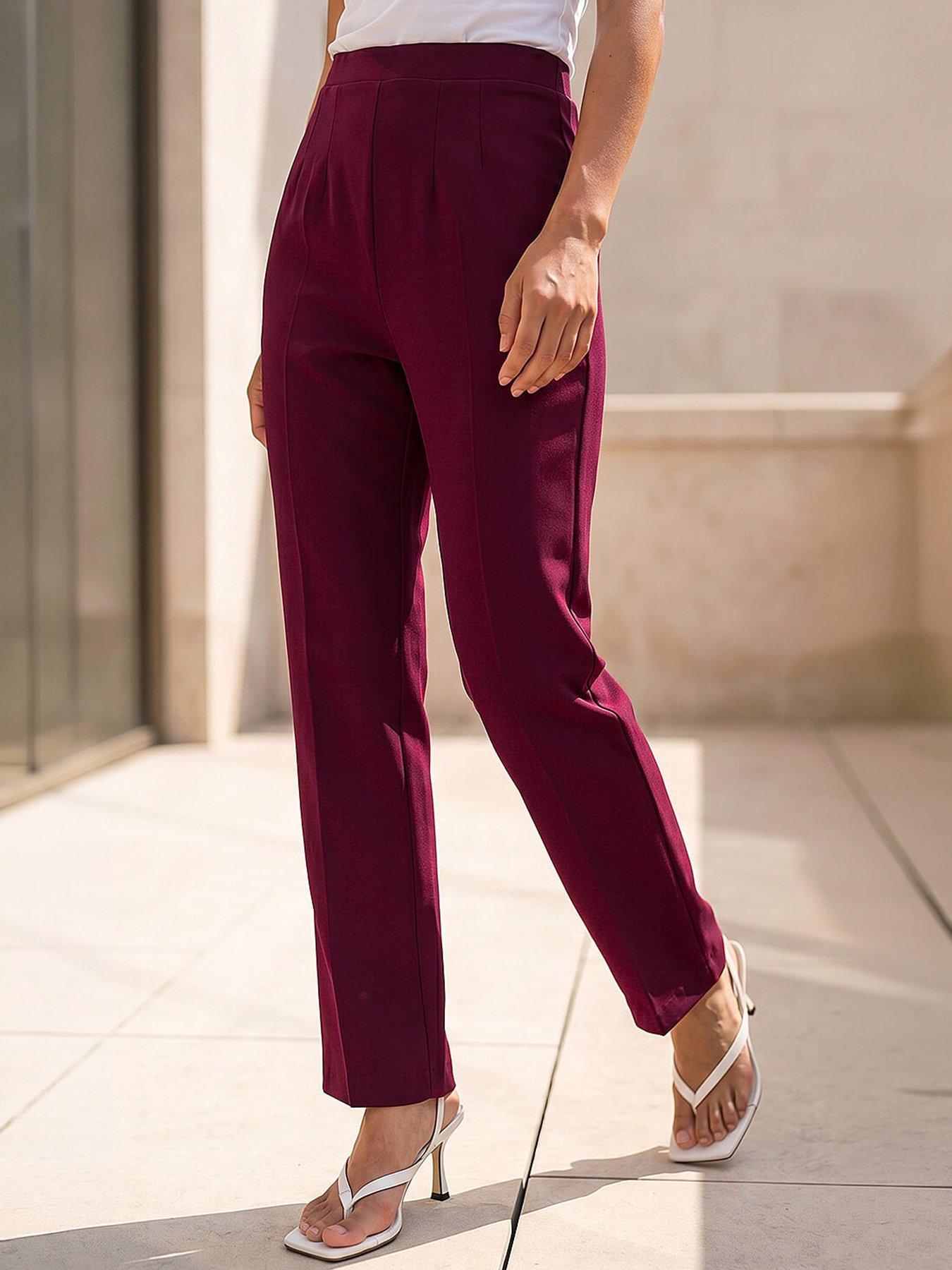 Image 4 of 4 of Roman Petite Straight Trouser