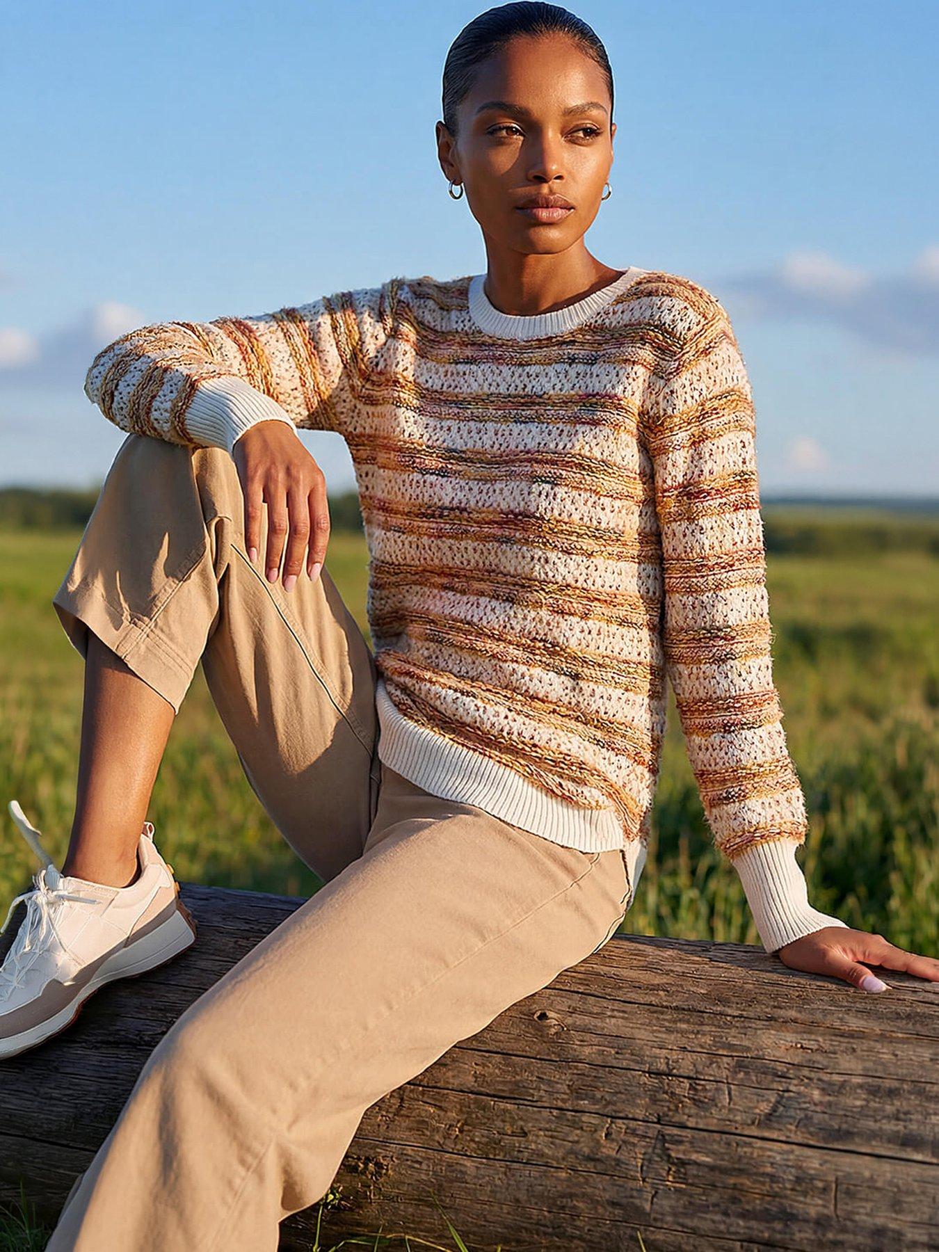 Image 4 of 4 of Roman Space Dye Stripe Knit Jumper