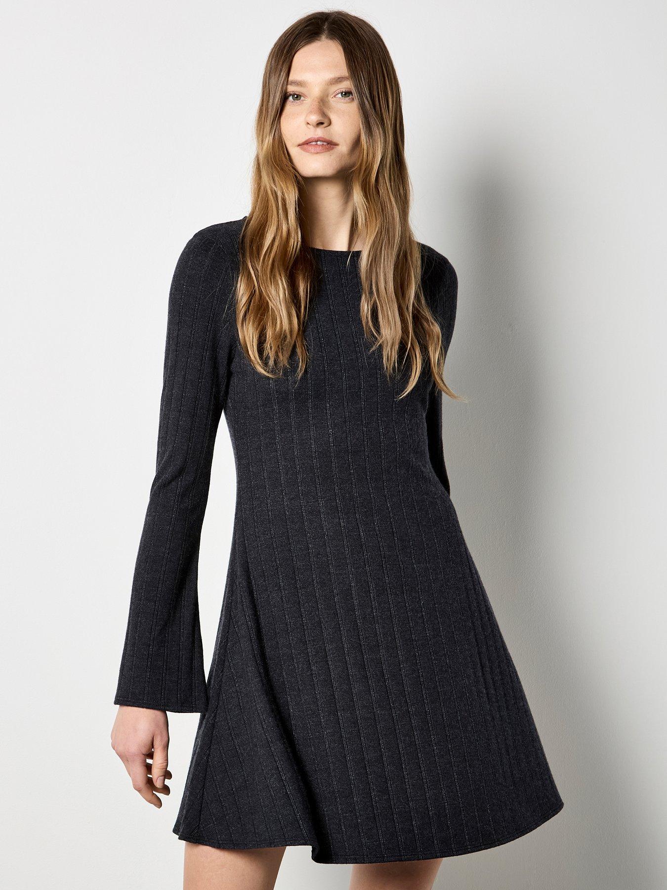 Apricot Apricot Pointelle Jersey Swing Dress