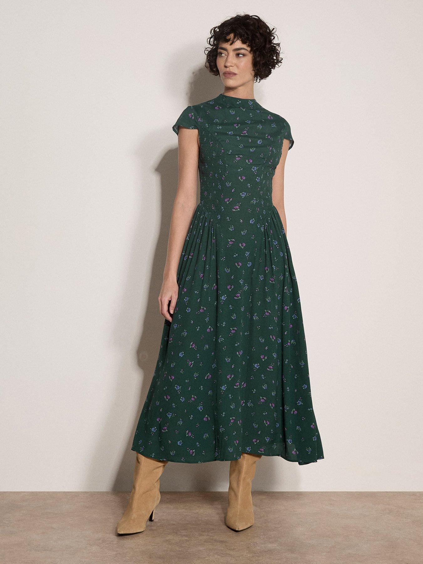 Apricot Apricot Ditsy Vintage Side Panel Dress