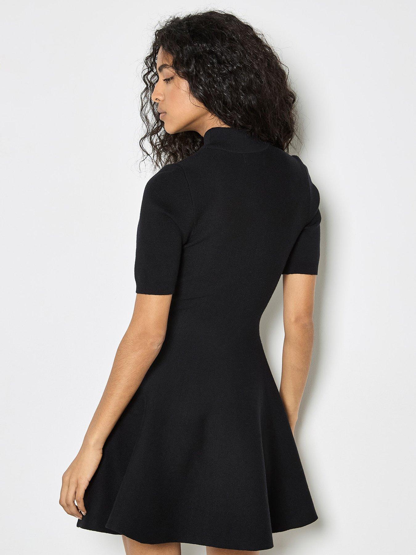 Image 2 of 4 of Apricot Apricot Fit &amp; Flare Dress