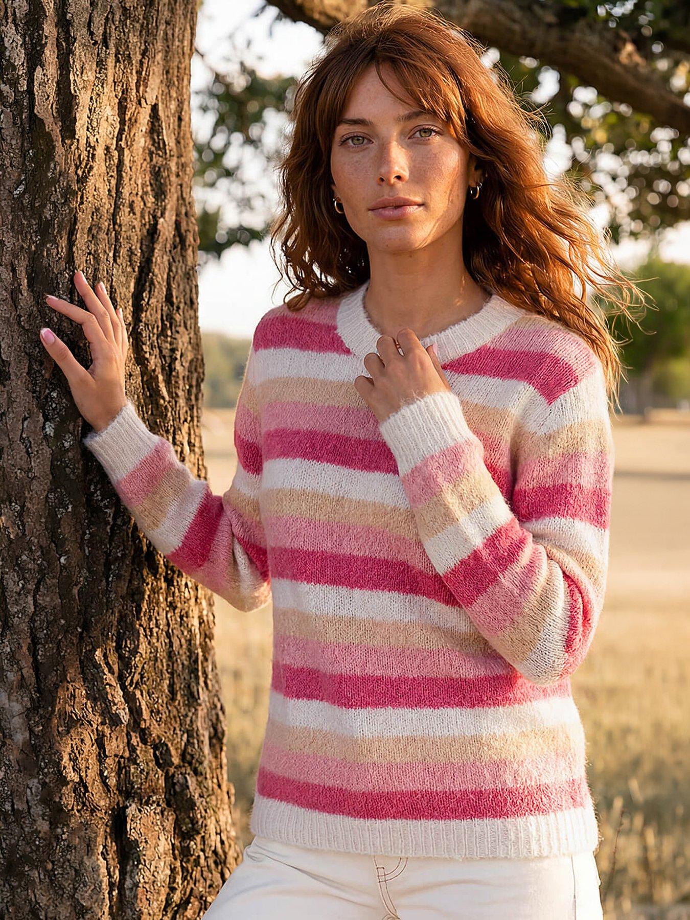 Image 1 of 4 of Roman All Over Stripe Knit