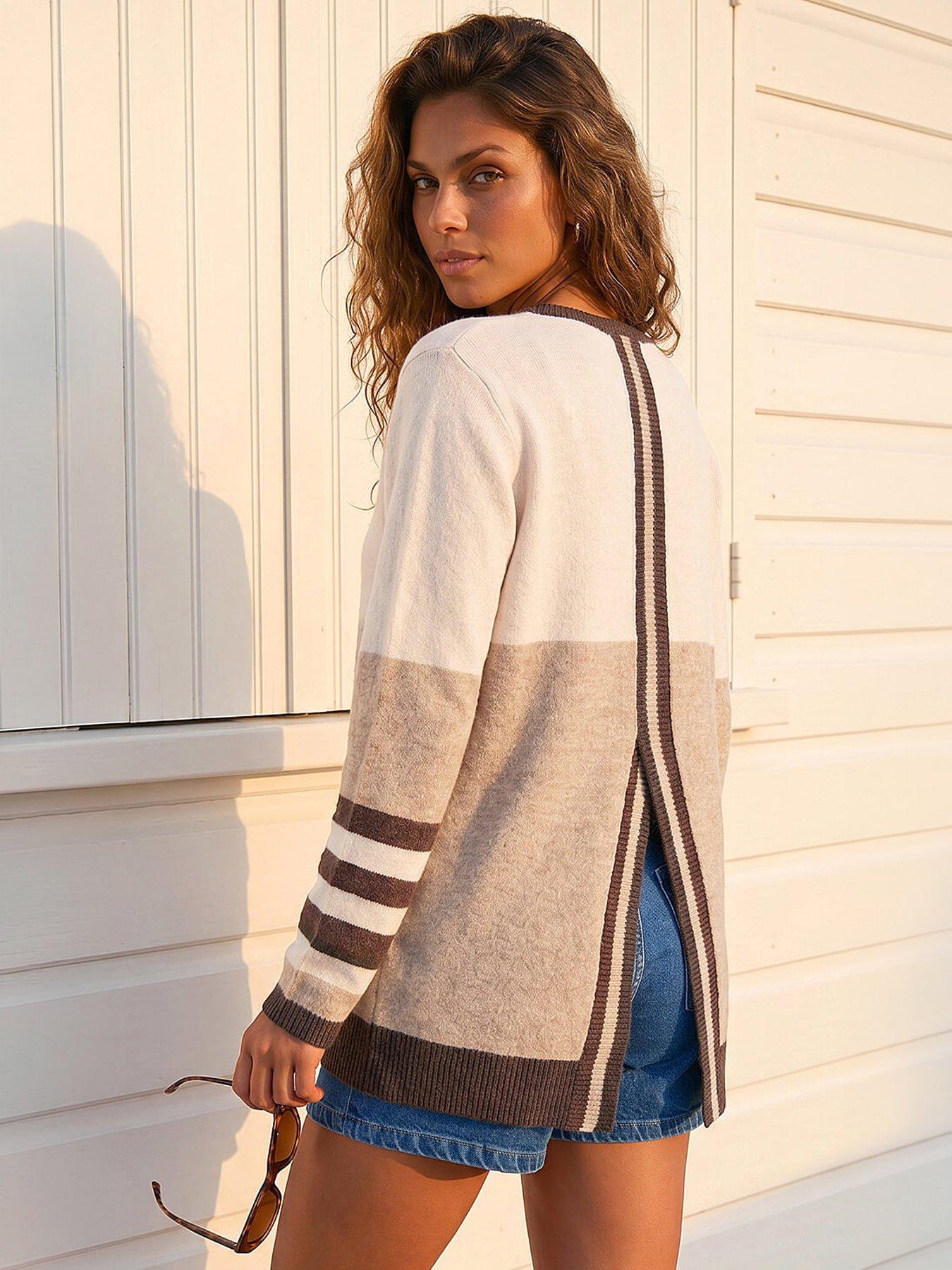 Image 4 of 4 of Roman Colour Block Stripe Jumper