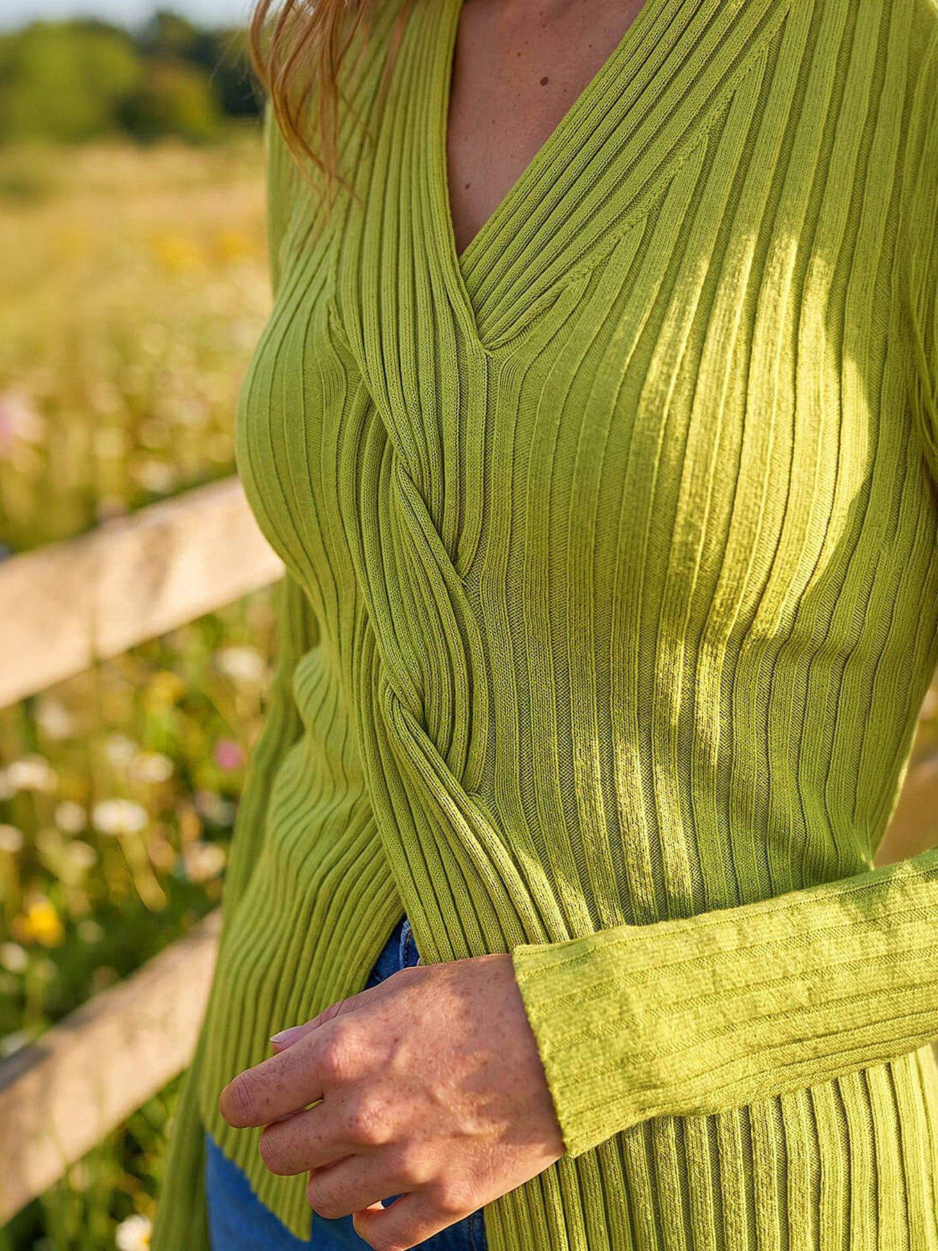 Image 2 of 4 of Roman Cable Rib Knit Jumper